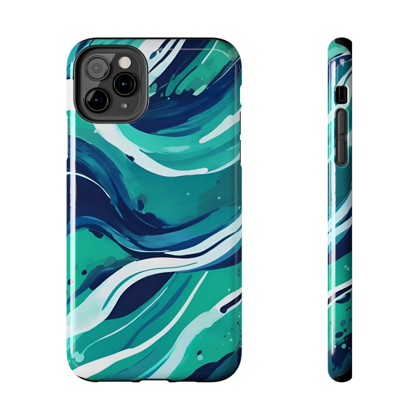Ocean Wave Tough Phone Case - Durable Protection
