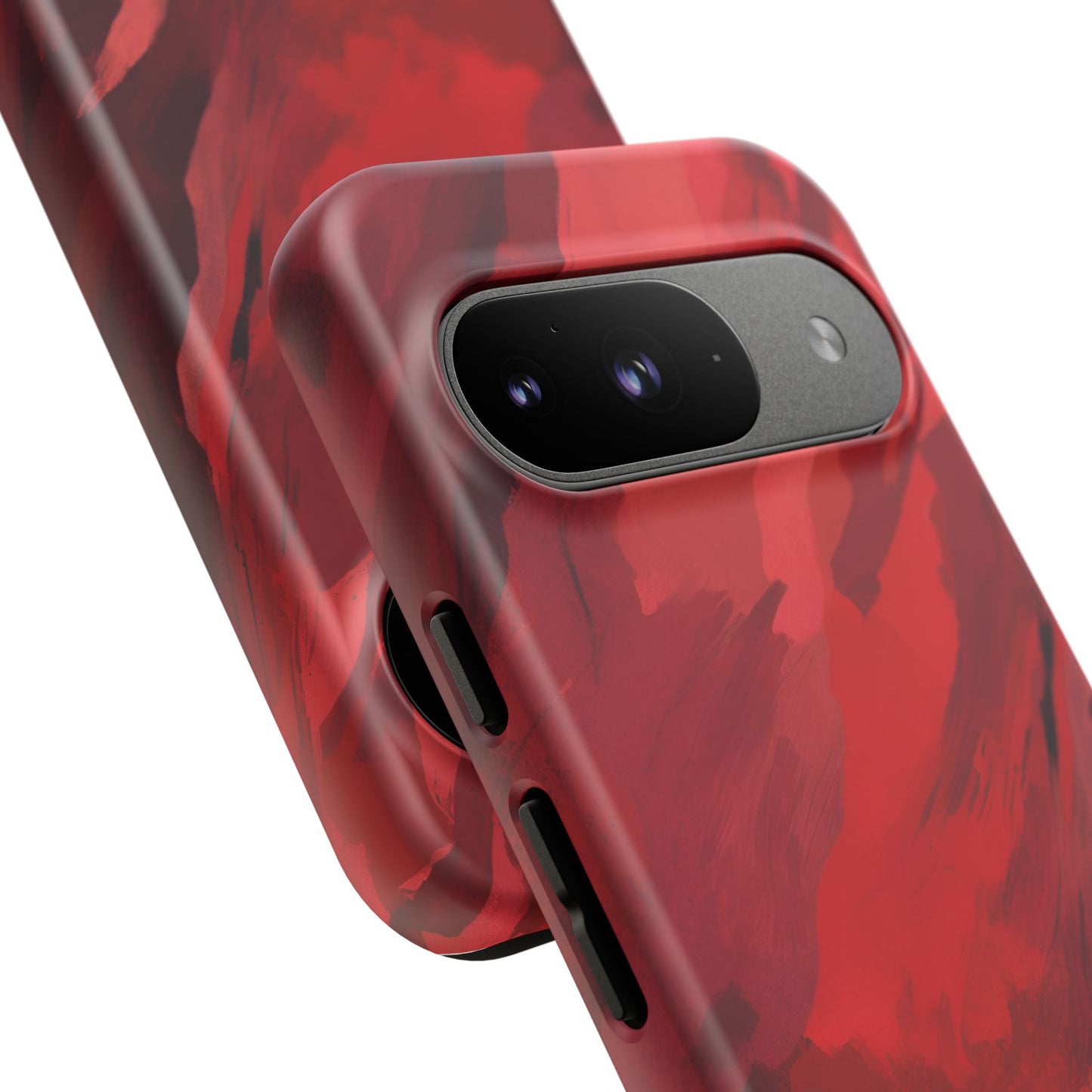 Bold Red Abstract Phone Case - Stylish Protection for Your Phone