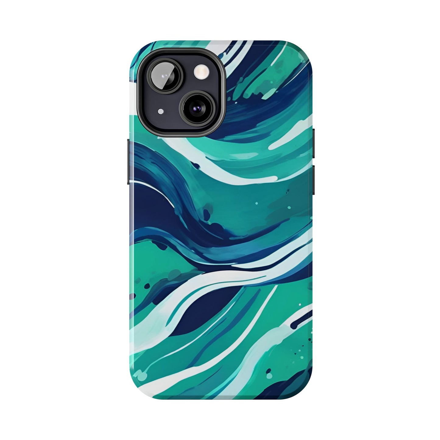 Ocean Wave Tough Phone Case - Durable Protection
