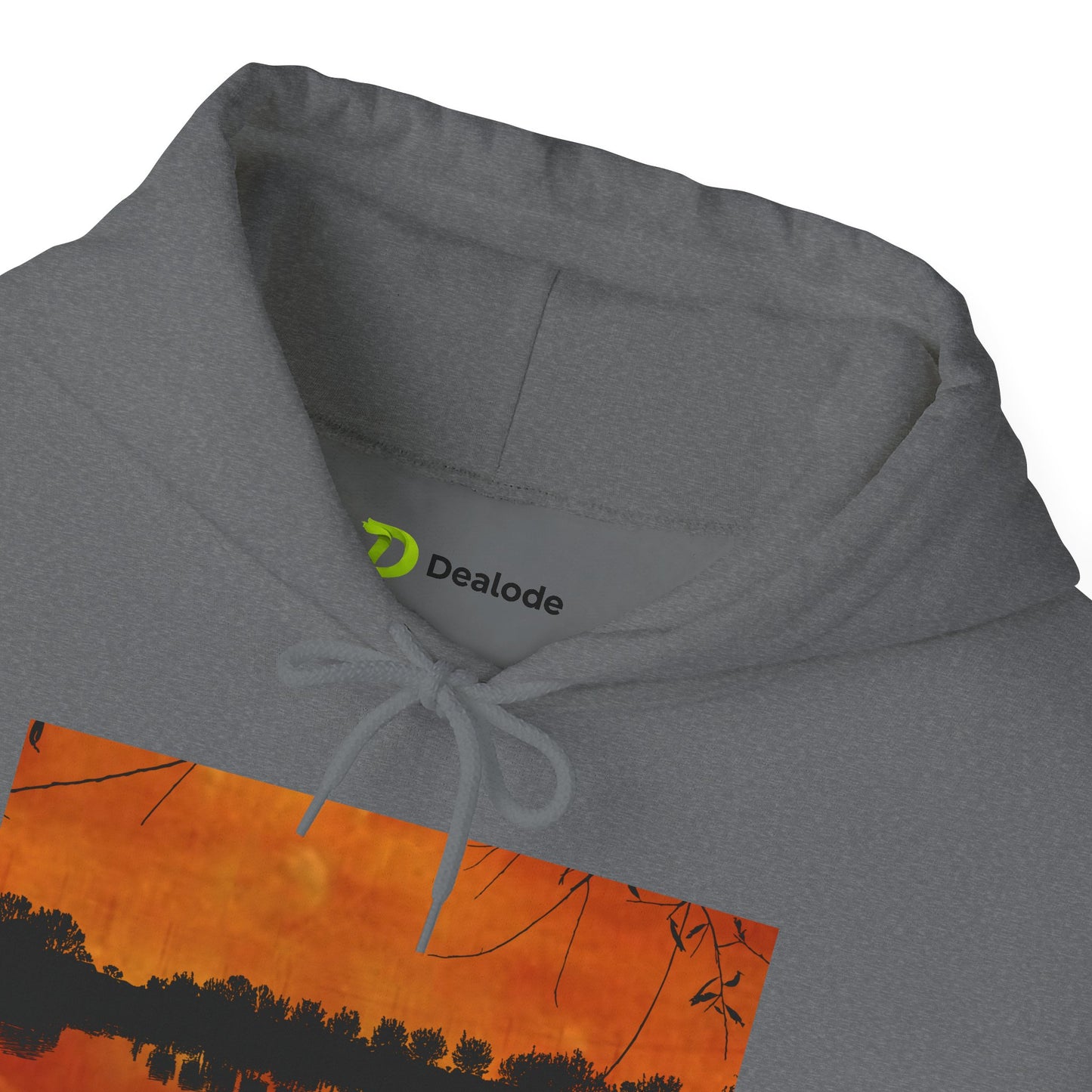 Sunset Reflection Hoodie - Cozy Unisex Heavy Blend™ Sweatshirt with Vibrant Nature Design