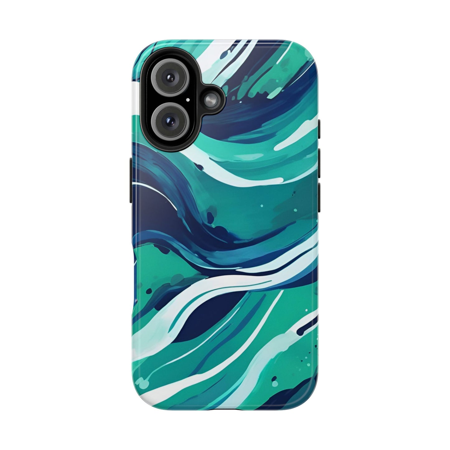 Ocean Wave Tough Phone Case - Durable Protection