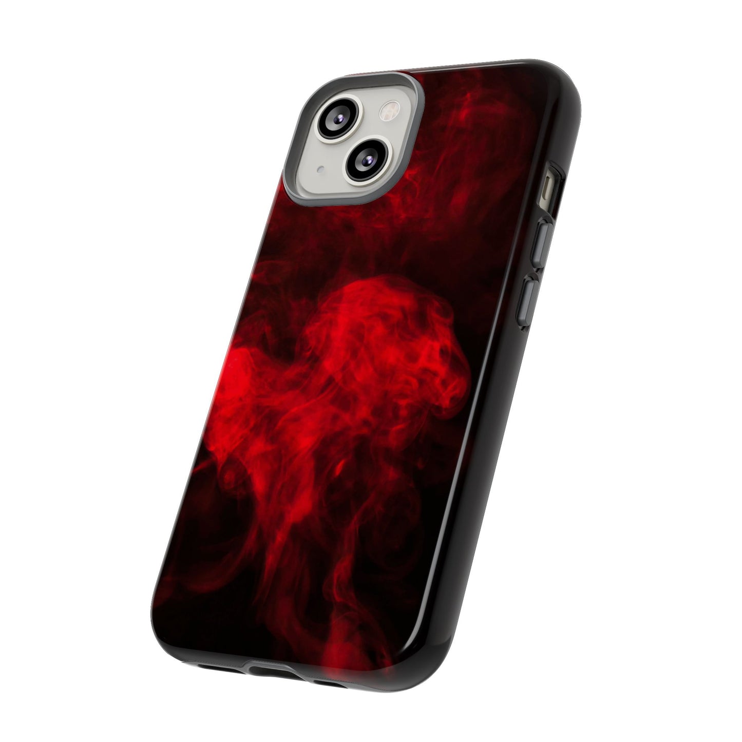 Bold Red Smoke Phone Case – Tough Cases for Protection and Style