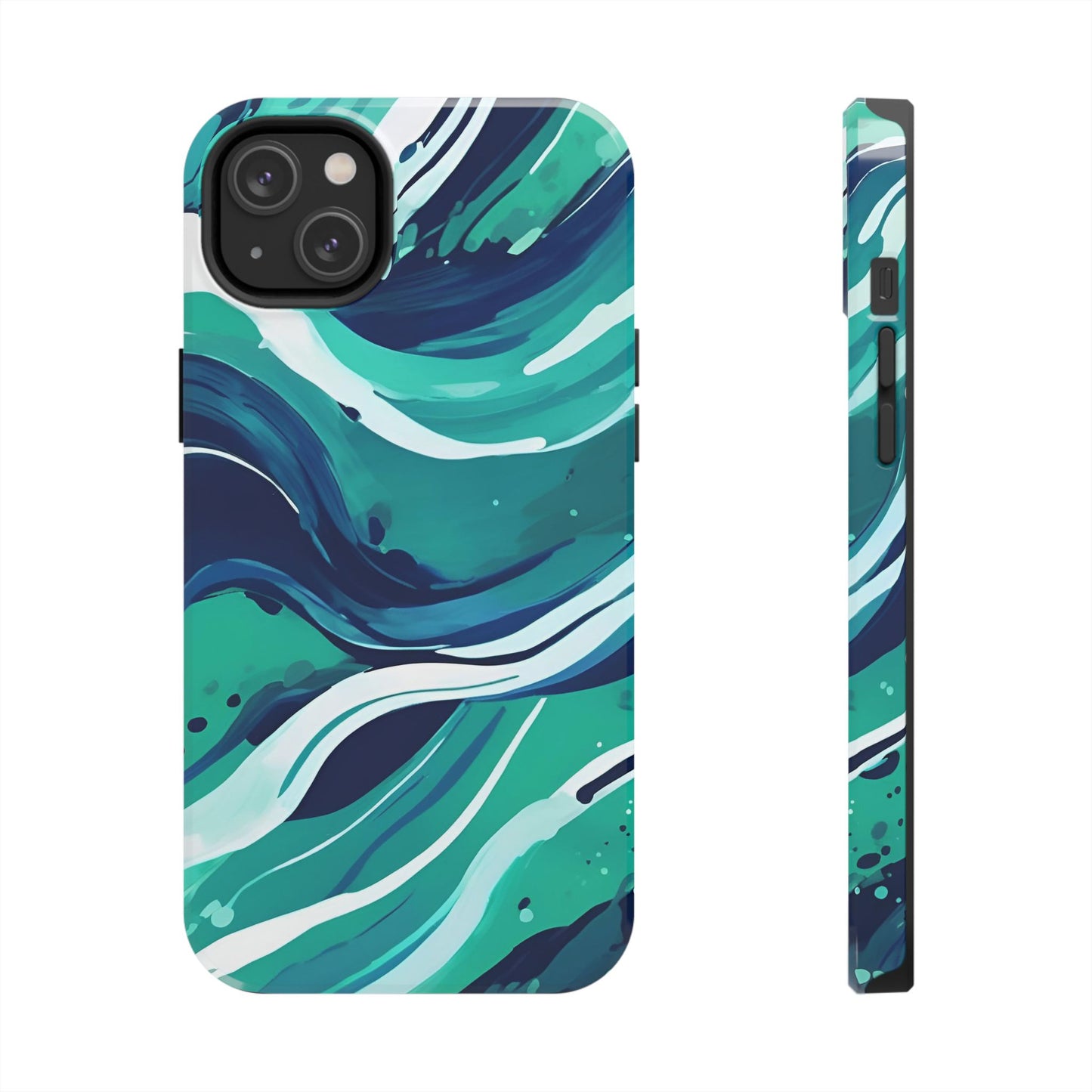 Ocean Wave Tough Phone Case - Durable Protection