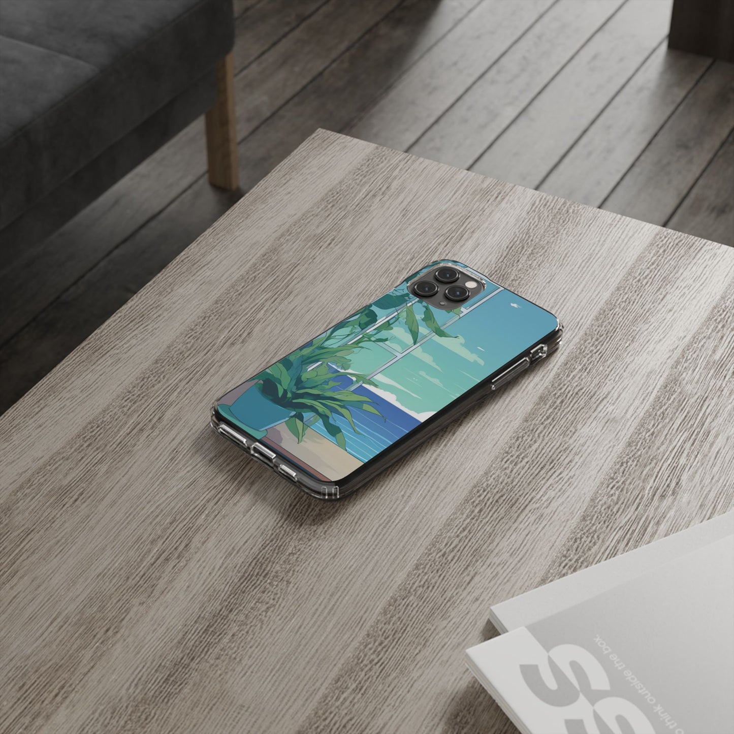 Tropical Ocean Clear Phone Case - Perfect Gift for Nature Lovers