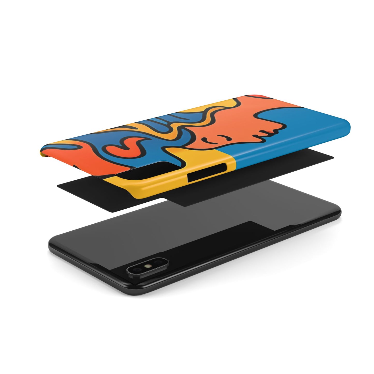 Stylish Slim Phone Cases with Colorful Abstract Design