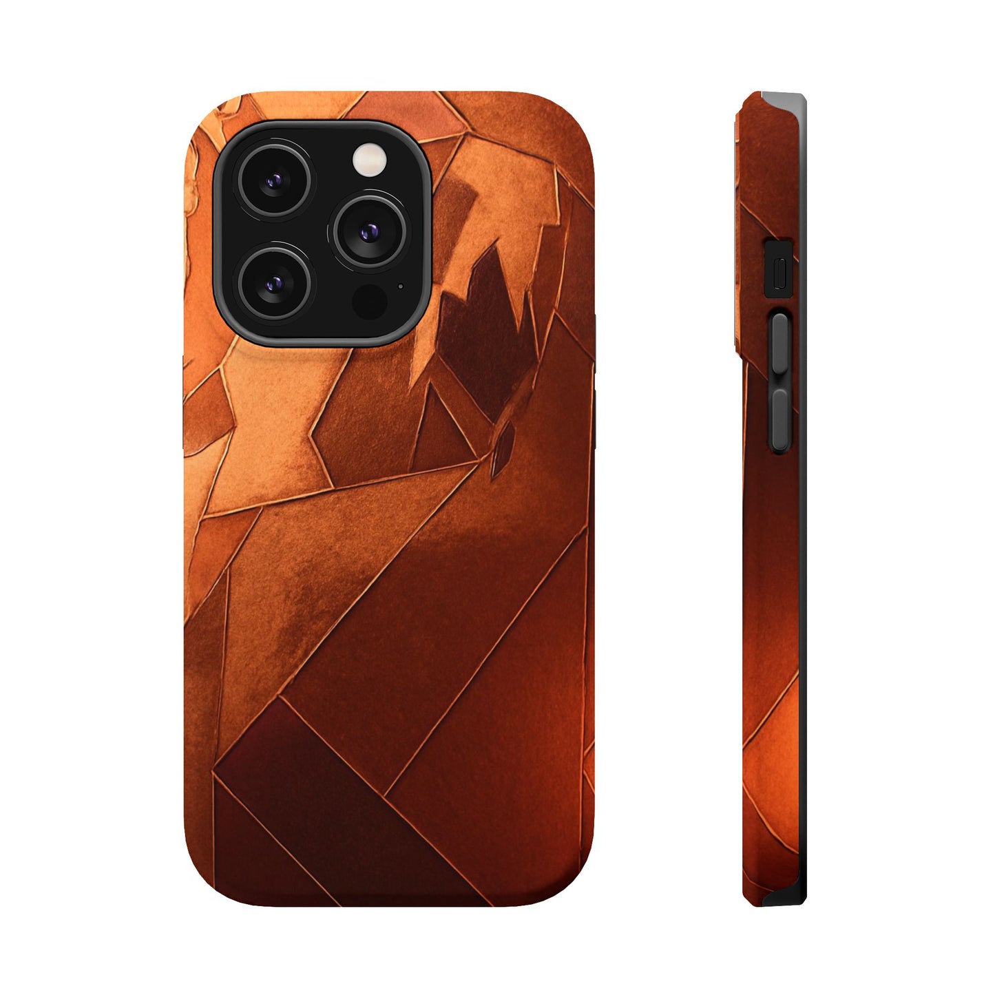 Geometric Magnetic Tough Cases - Stylish Protection for Your Phone