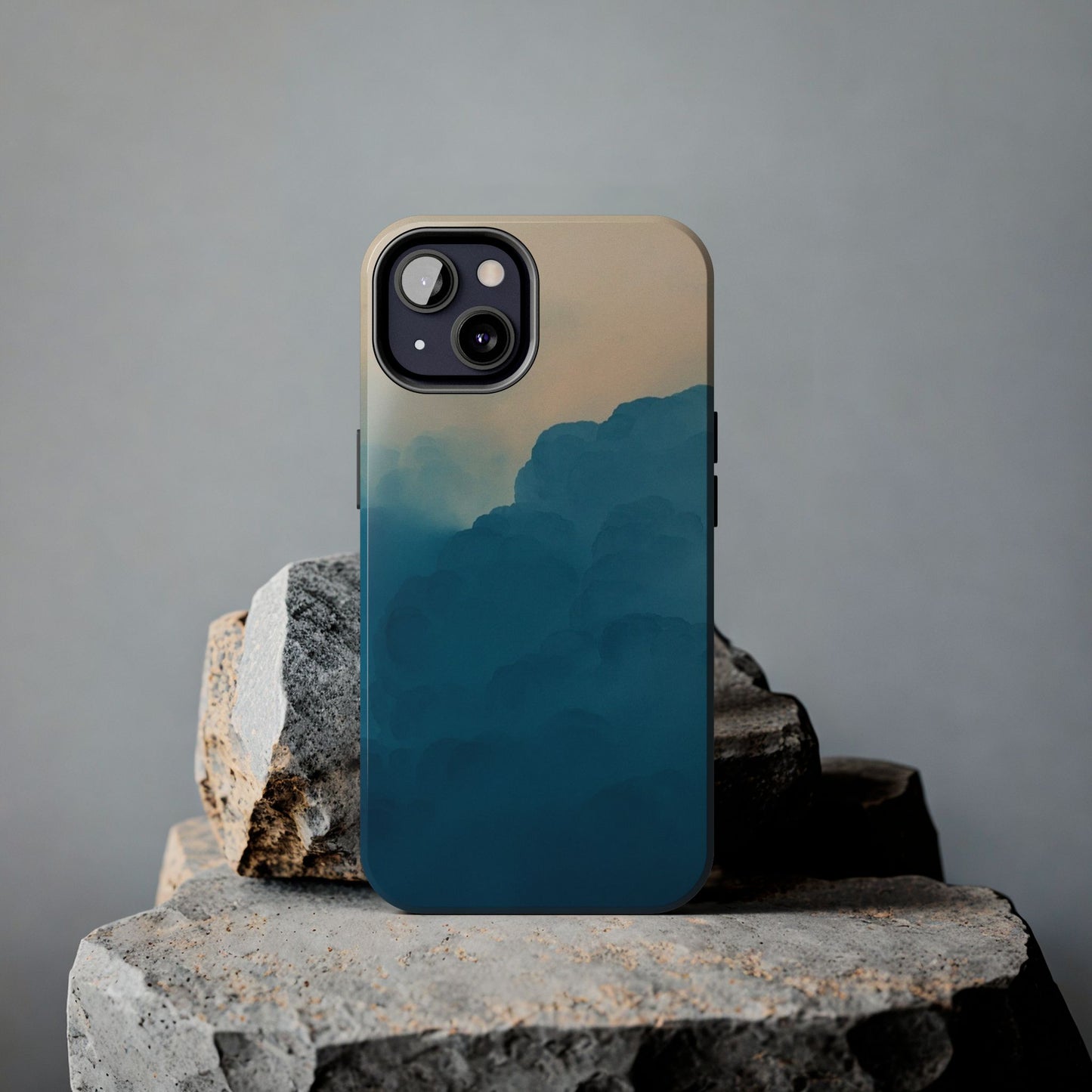 Serene Cloud Tough Phone Case - Durable Protection with Soothing Aesthetic