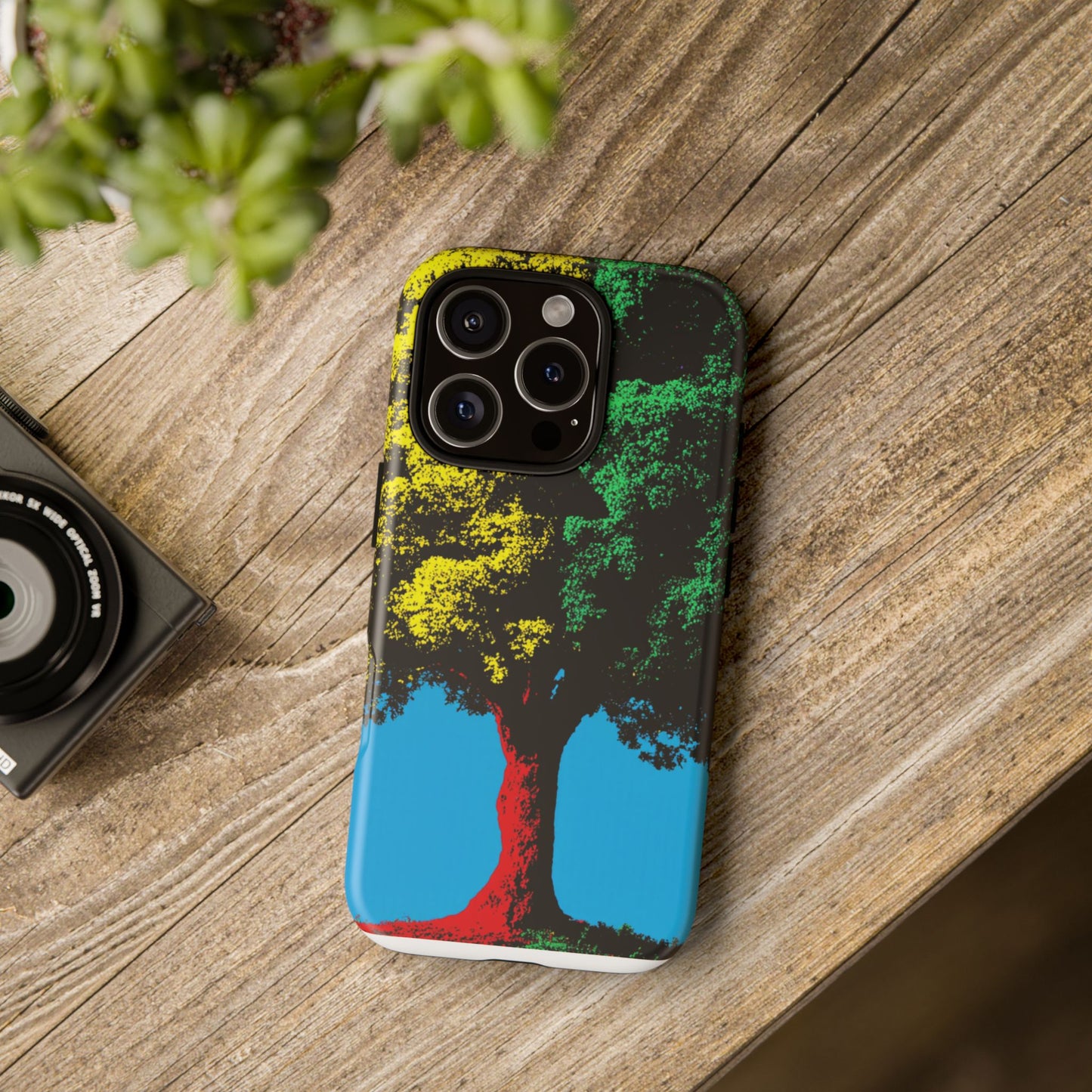 Phone Case - Vibrant Tree Design