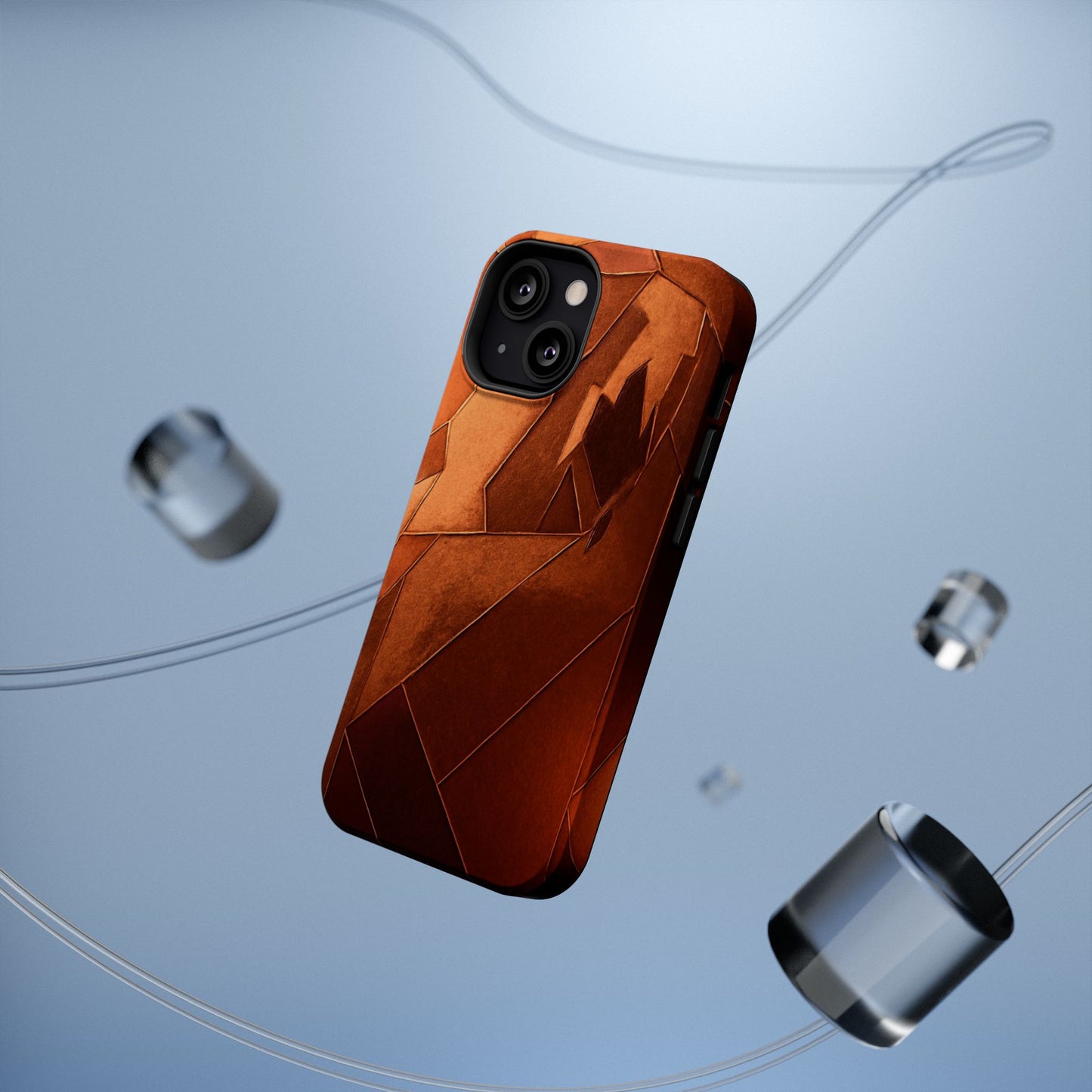 Geometric Magnetic Tough Cases - Stylish Protection for Your Phone
