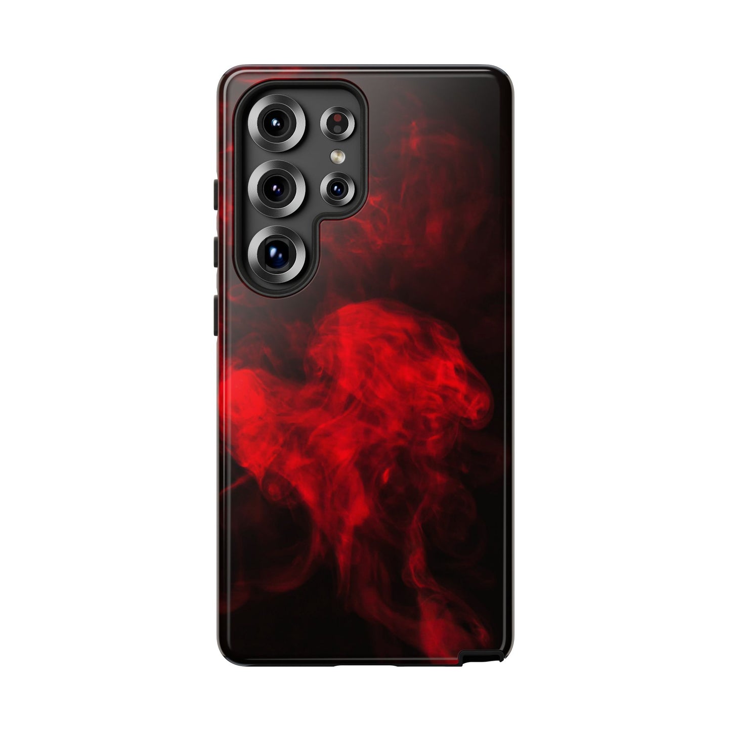 Bold Red Smoke Phone Case – Tough Cases for Protection and Style