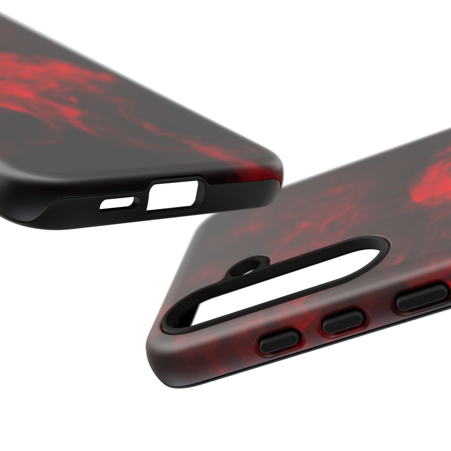 Bold Red Smoke Phone Case – Tough Cases for Protection and Style