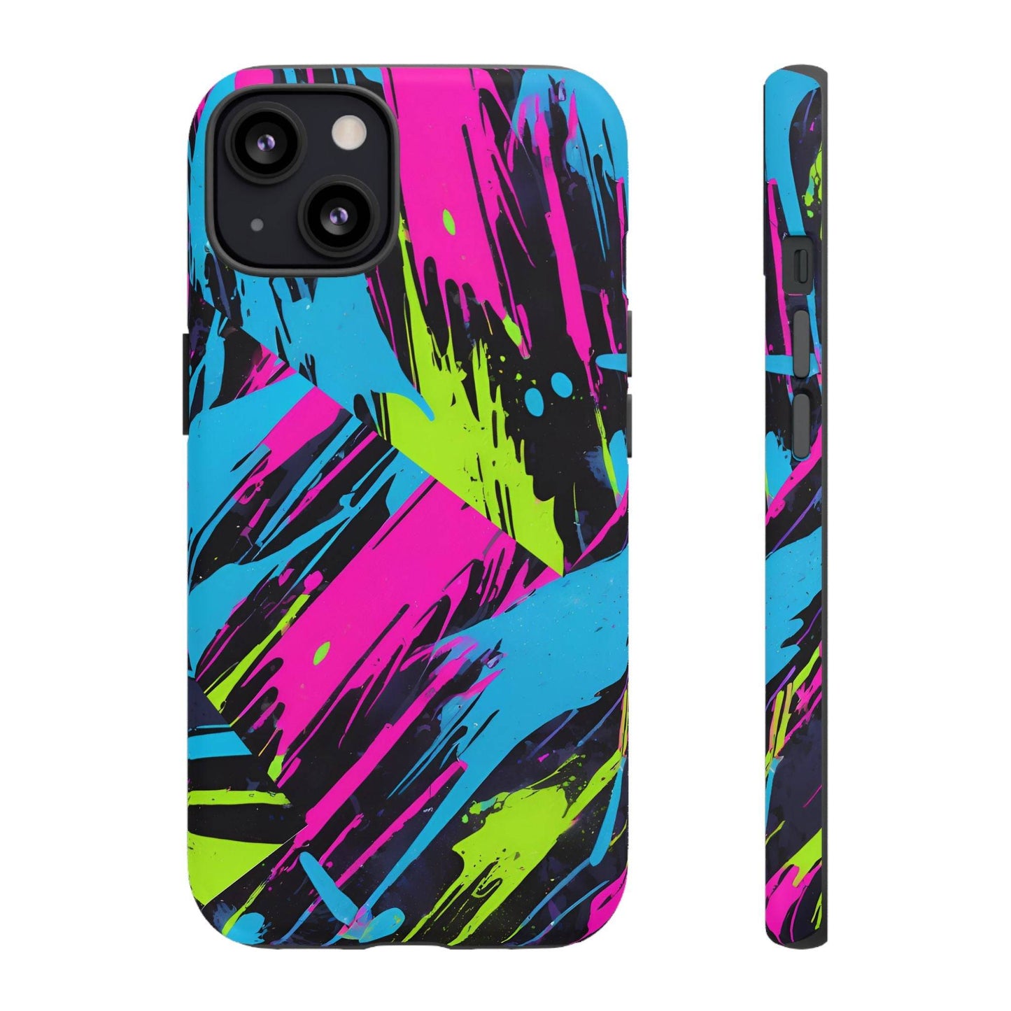 Vibrant Phone Case - Tough Cases with Bold Color Burst Design