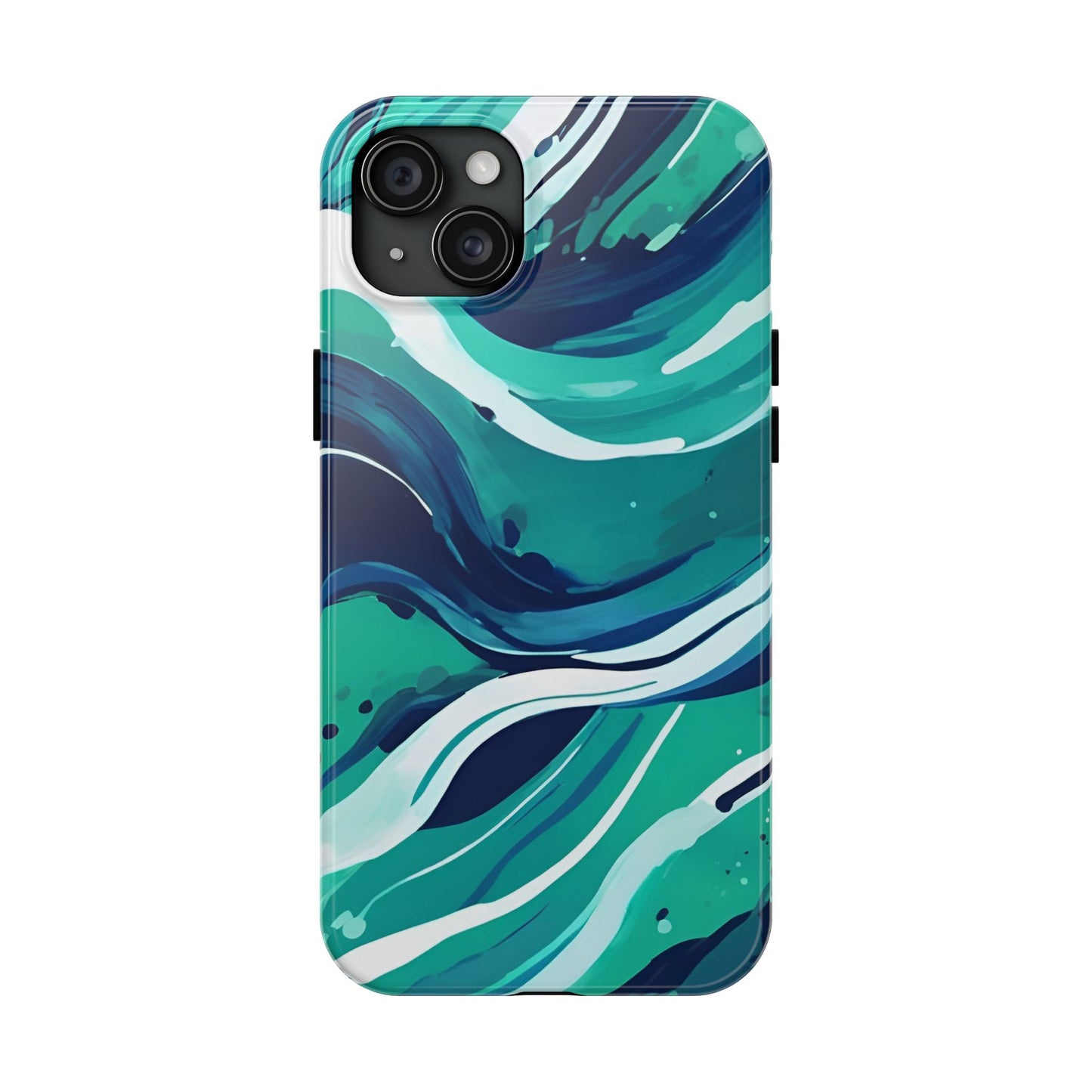 Ocean Wave Tough Phone Case - Durable Protection