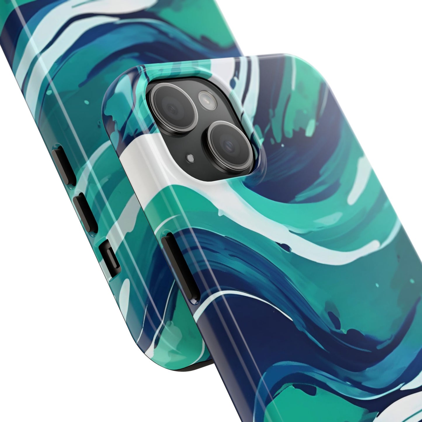 Ocean Wave Tough Phone Case - Durable Protection