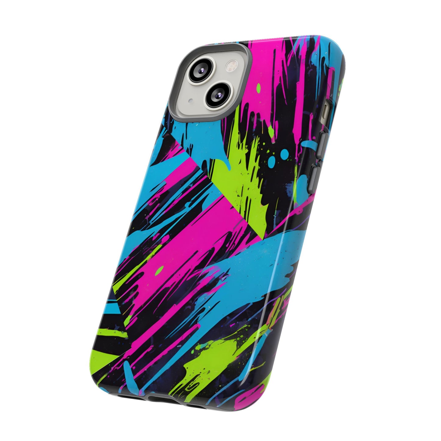 Vibrant Phone Case - Tough Cases with Bold Color Burst Design