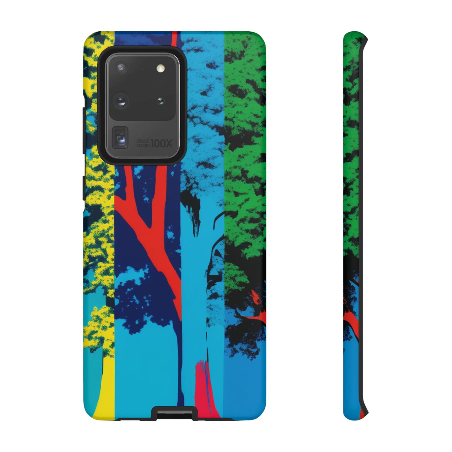 Phone Case - Colorful Forest Design Tough Case