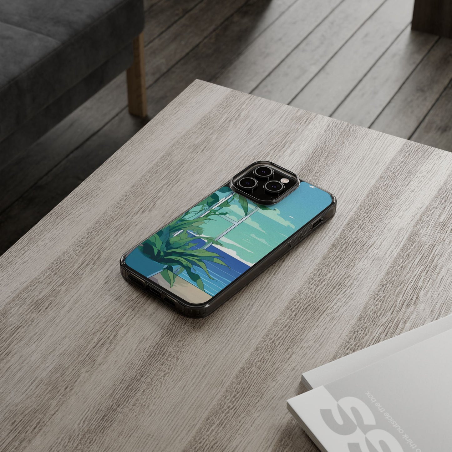 Tropical Ocean Clear Phone Case - Perfect Gift for Nature Lovers