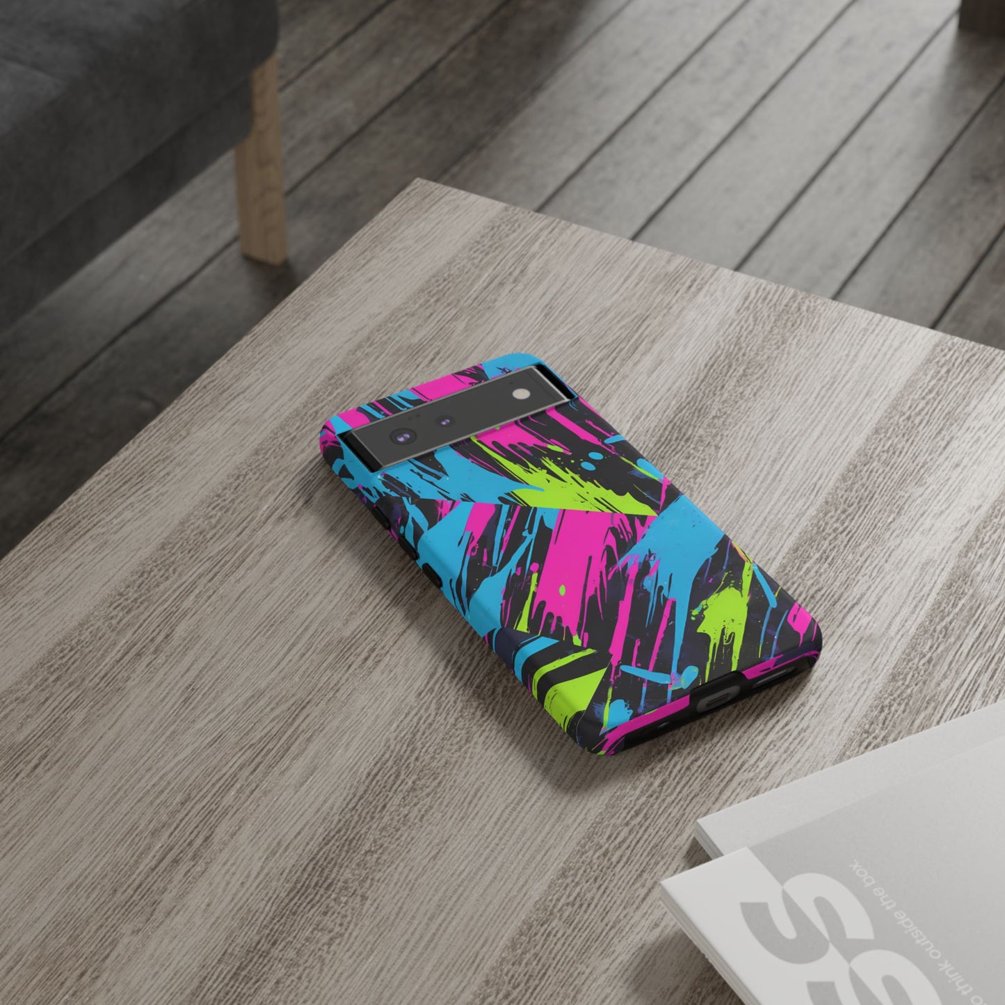 Vibrant Phone Case - Tough Cases with Bold Color Burst Design