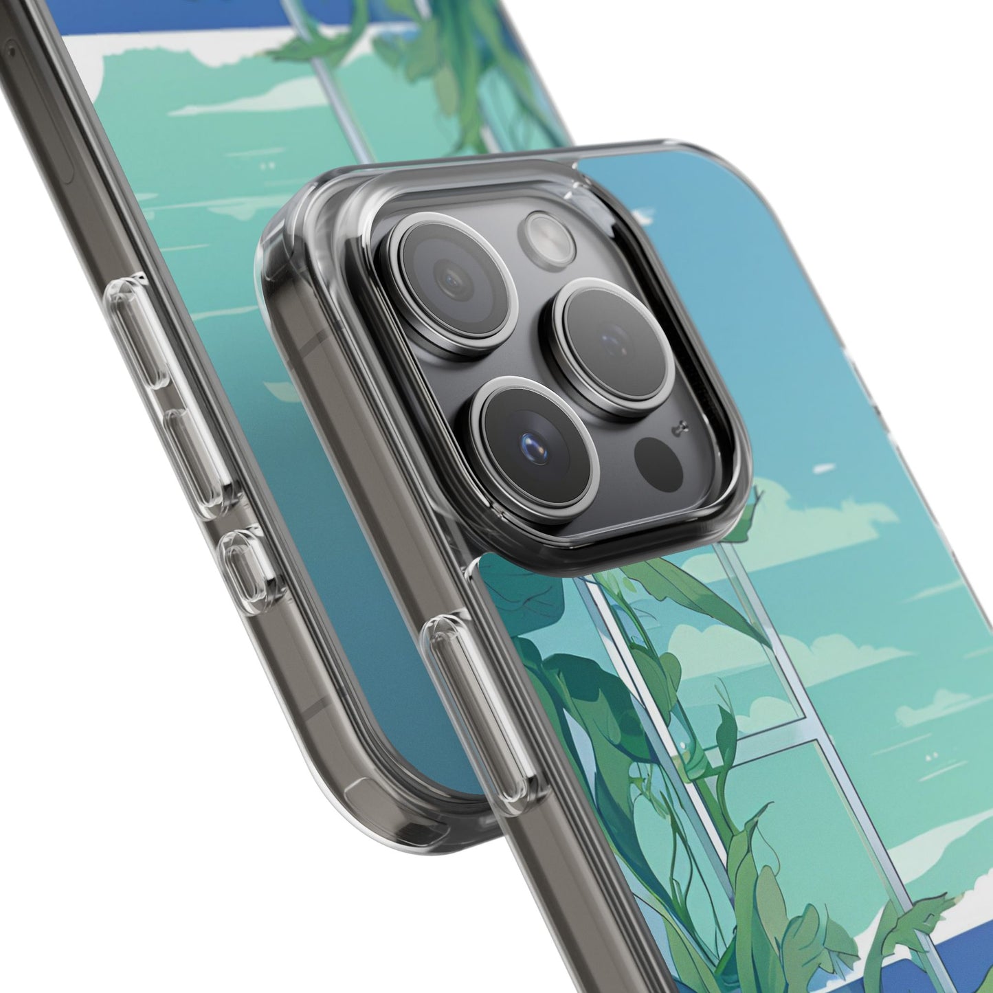 Tropical Ocean Clear Phone Case - Perfect Gift for Nature Lovers