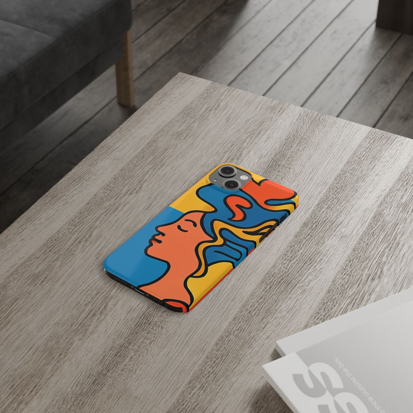Stylish Slim Phone Cases with Colorful Abstract Design