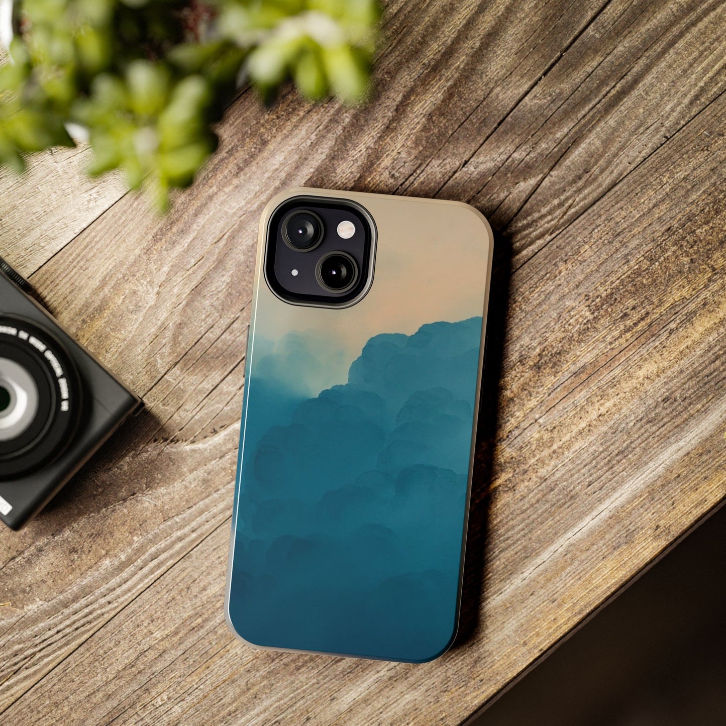 Serene Cloud Tough Phone Case - Durable Protection with Soothing Aesthetic