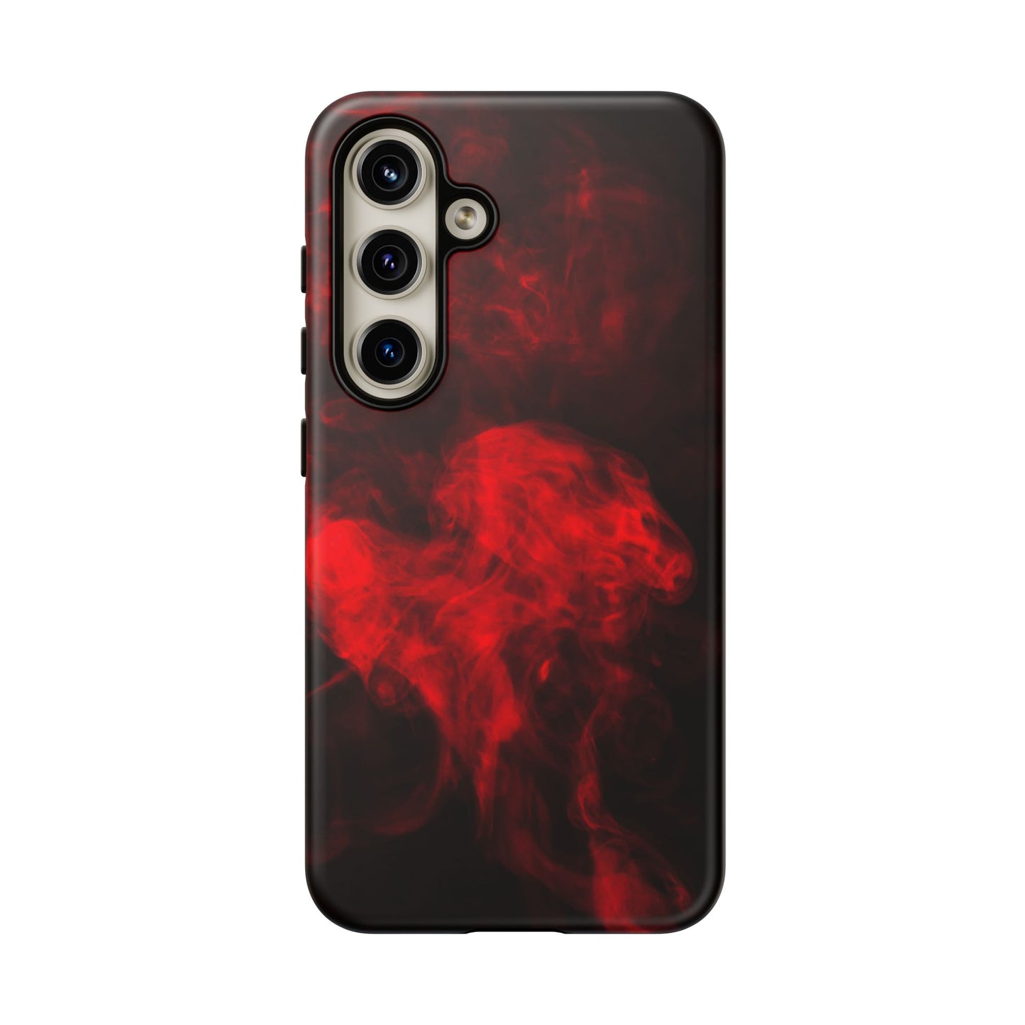 Bold Red Smoke Phone Case – Tough Cases for Protection and Style