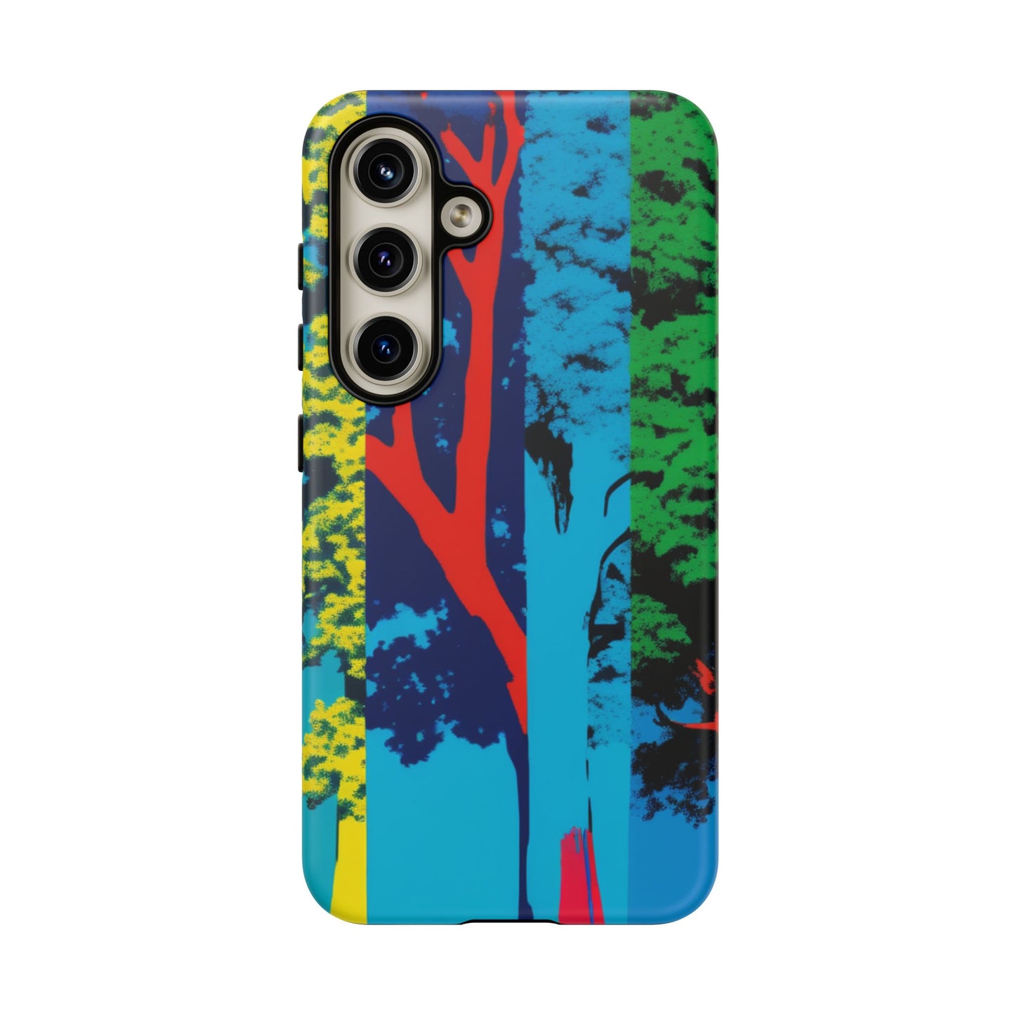 Phone Case - Colorful Forest Design Tough Case