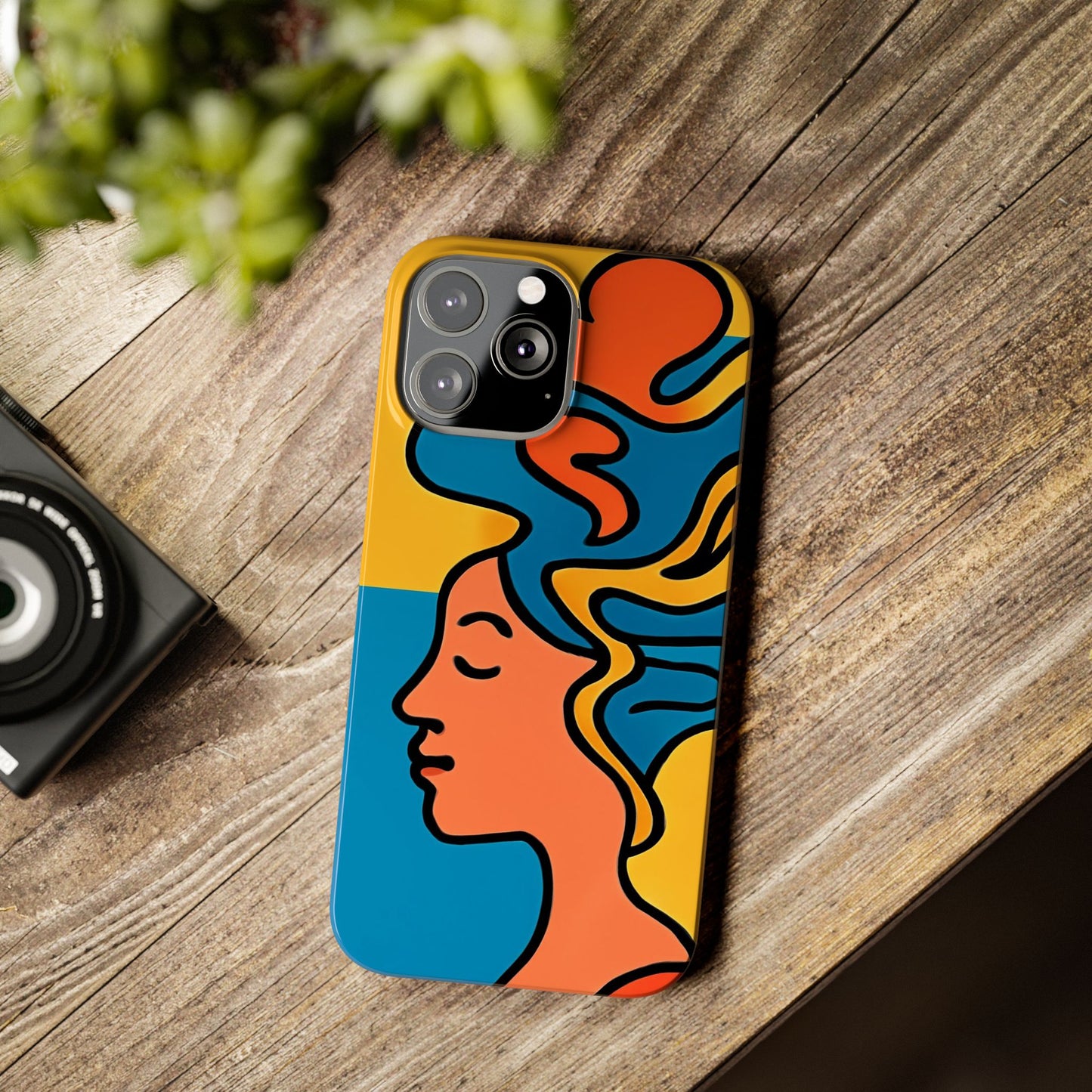 Stylish Slim Phone Cases with Colorful Abstract Design