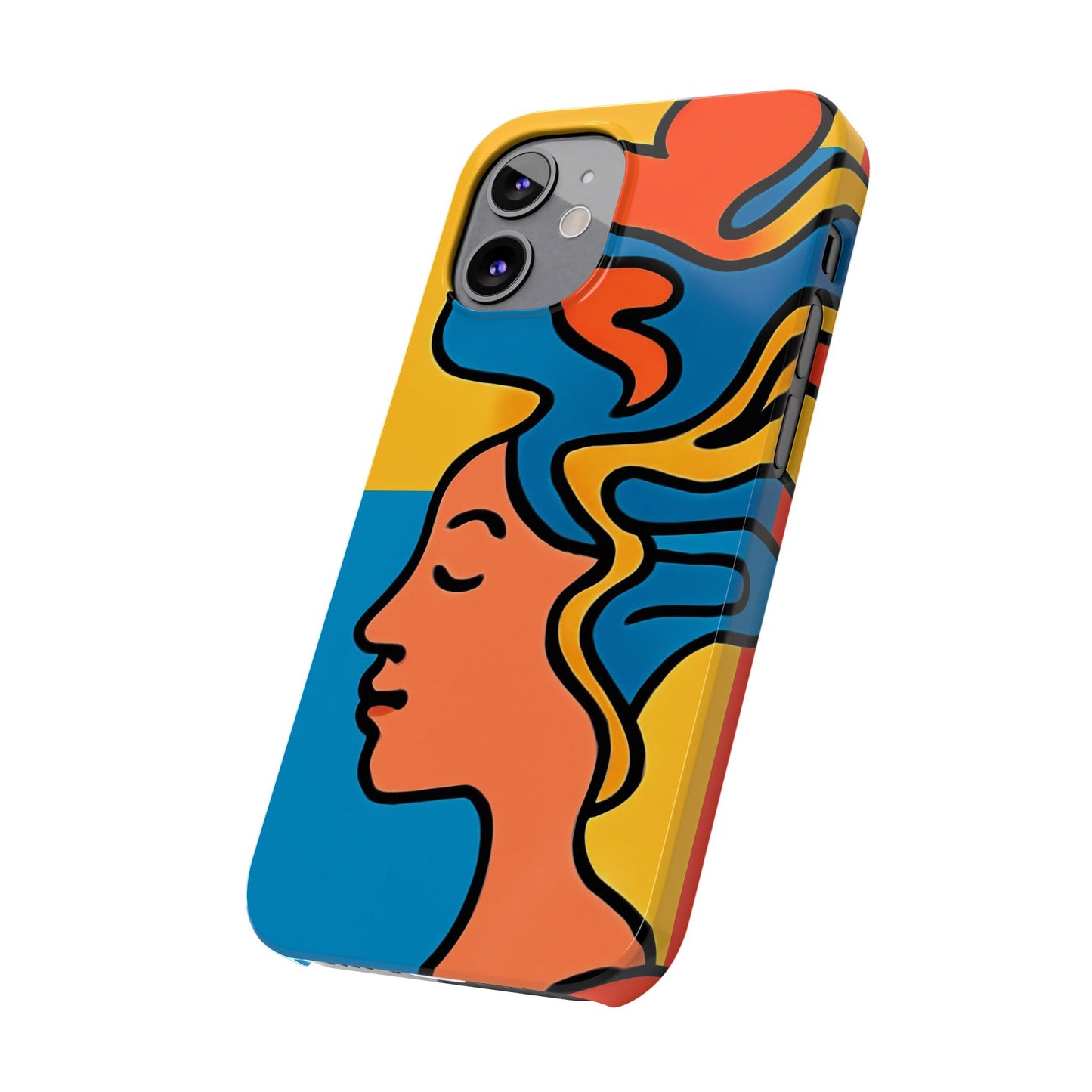 Stylish Slim Phone Cases with Colorful Abstract Design