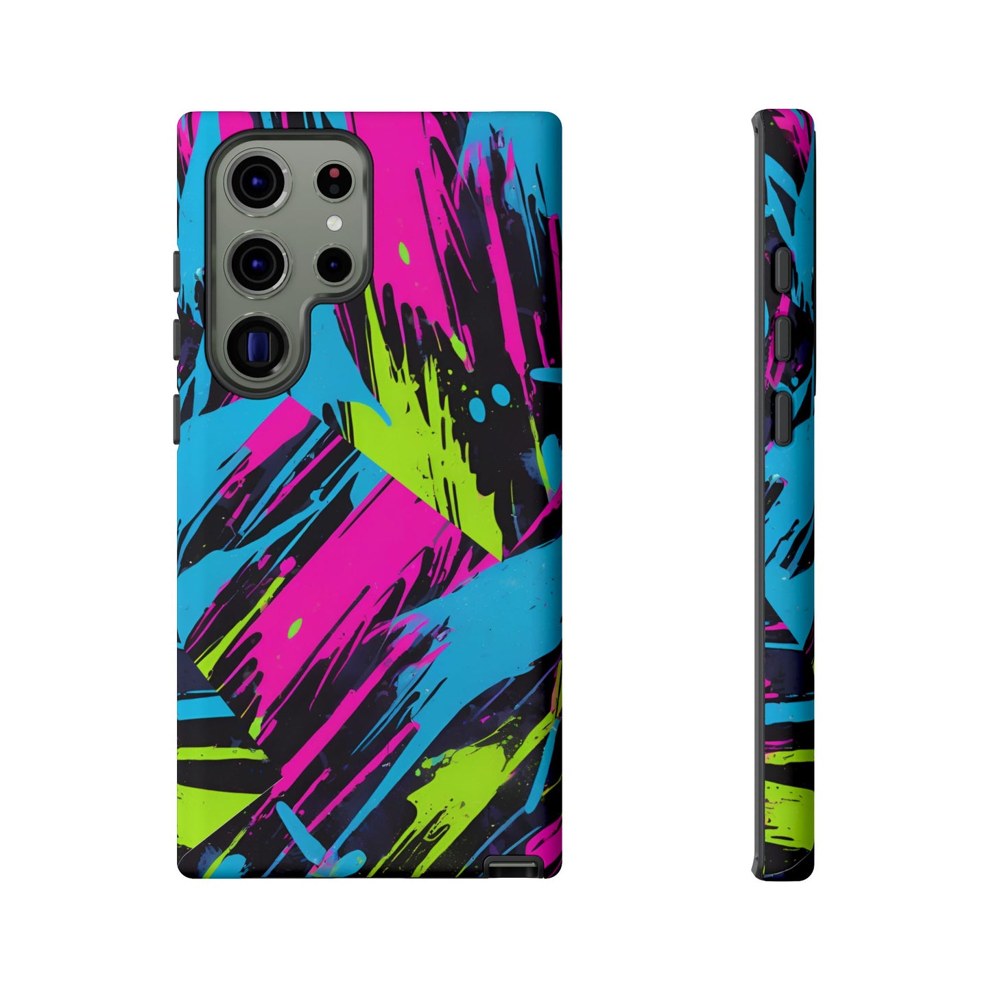 Vibrant Phone Case - Tough Cases with Bold Color Burst Design