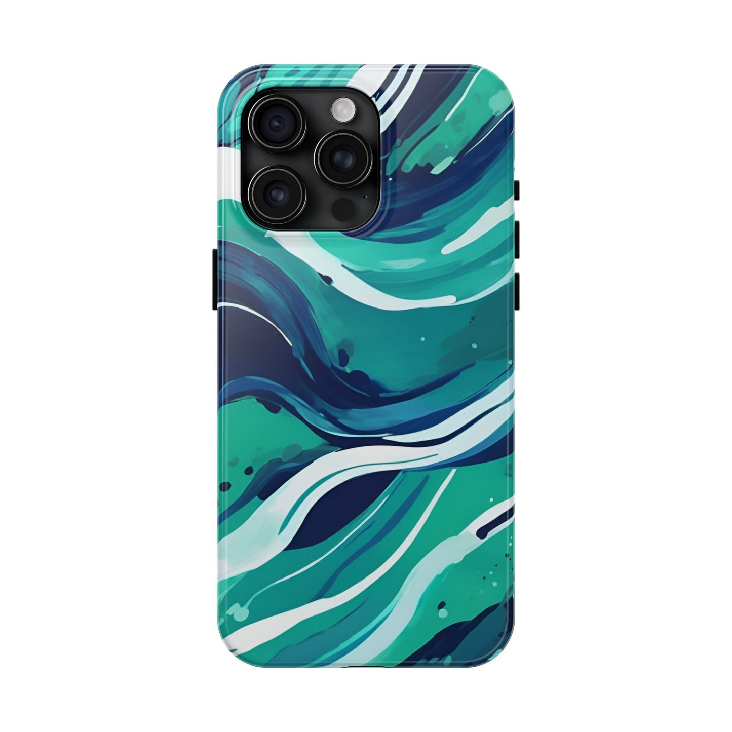 Ocean Wave Tough Phone Case - Durable Protection