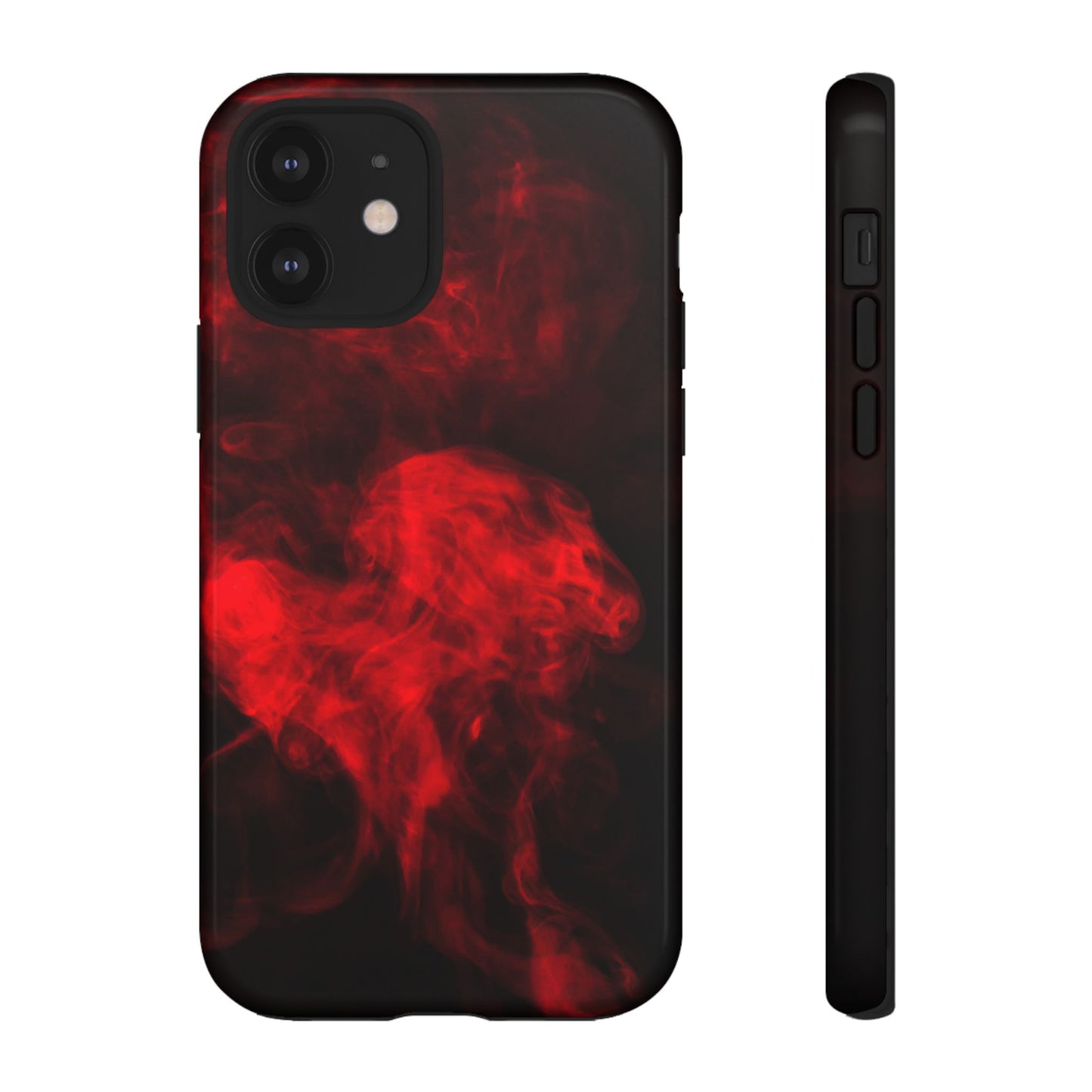 Bold Red Smoke Phone Case – Tough Cases for Protection and Style
