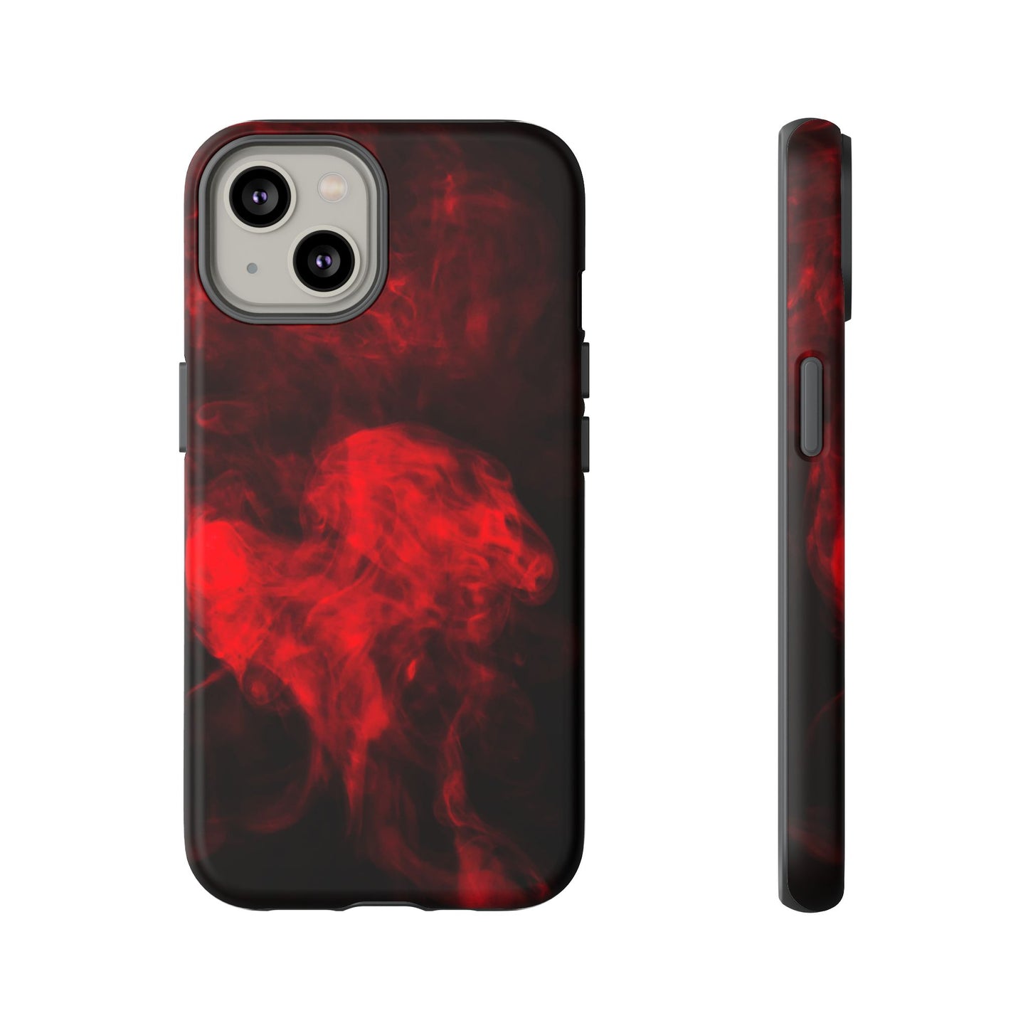Bold Red Smoke Phone Case – Tough Cases for Protection and Style