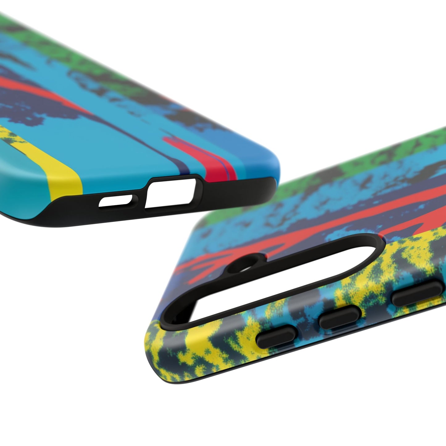 Phone Case - Colorful Forest Design Tough Case