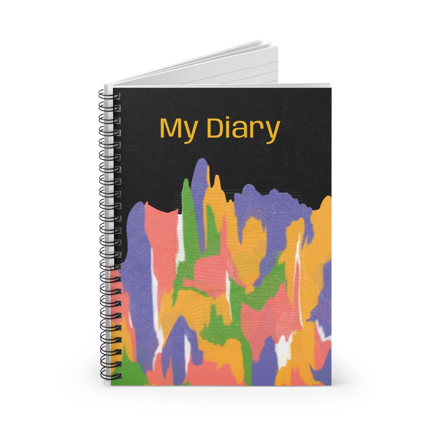 Colorful Spiral Notebook - My Diary for Creative Minds