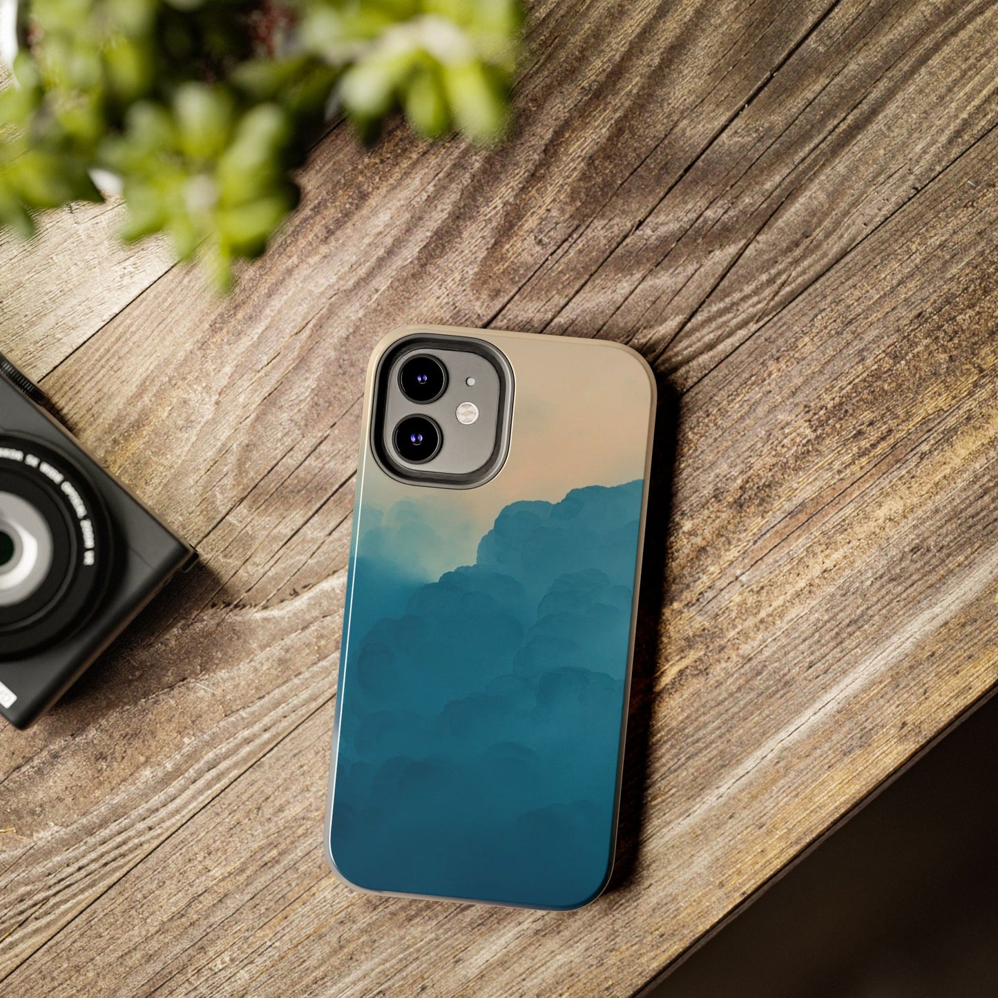 Serene Cloud Tough Phone Case - Durable Protection with Soothing Aesthetic