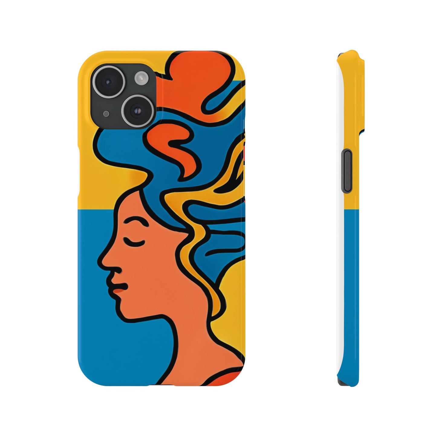 Stylish Slim Phone Cases with Colorful Abstract Design
