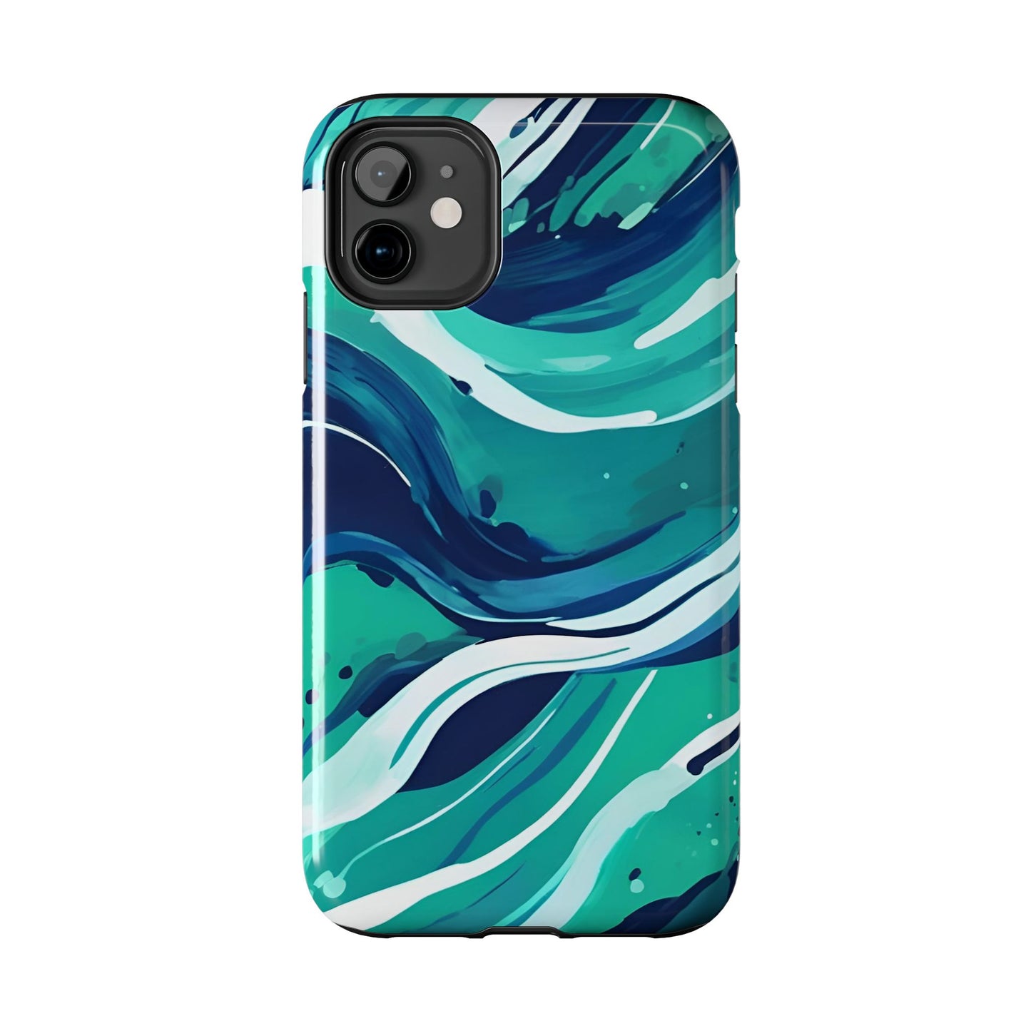 Ocean Wave Tough Phone Case - Durable Protection