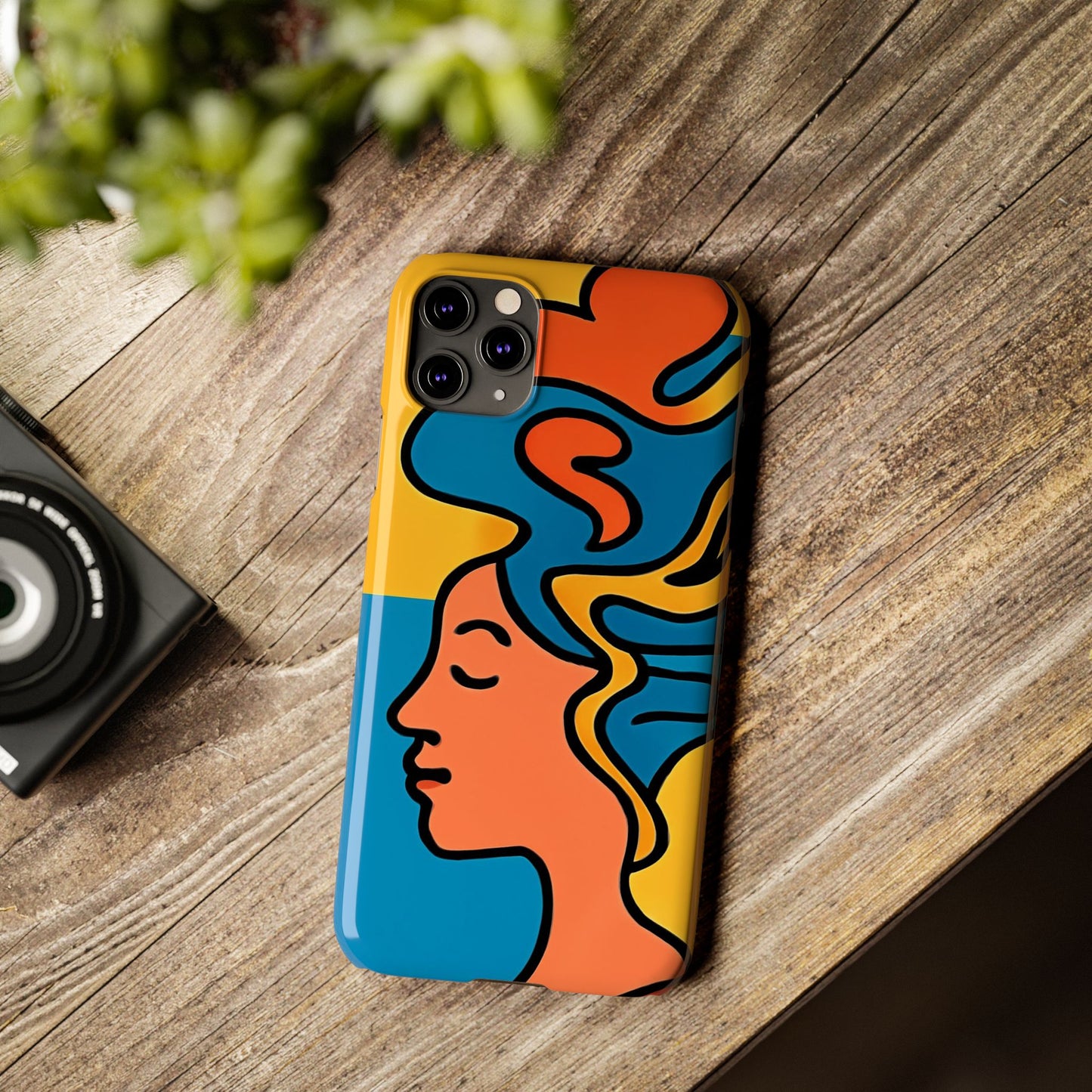 Stylish Slim Phone Cases with Colorful Abstract Design