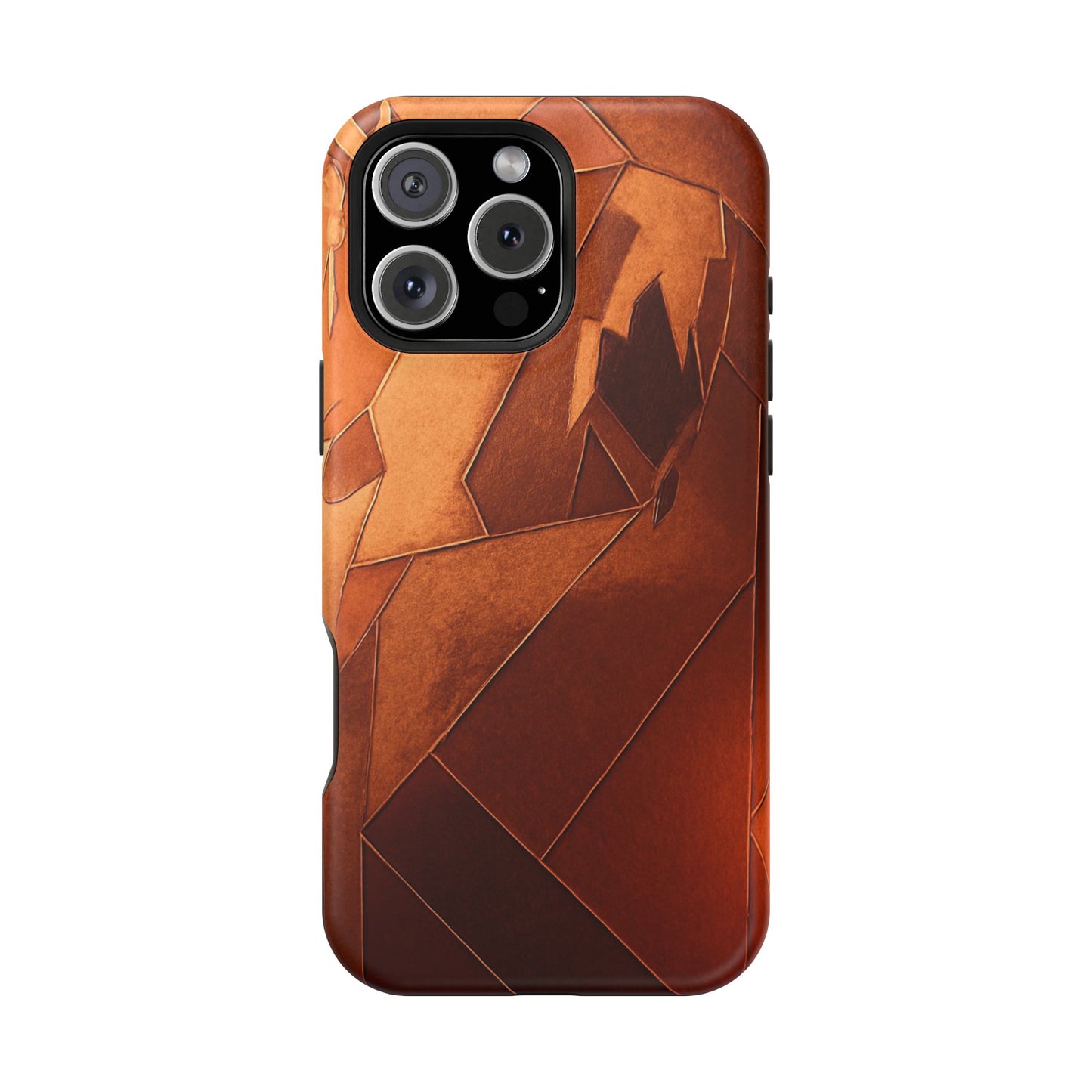 Geometric Magnetic Tough Cases - Stylish Protection for Your Phone