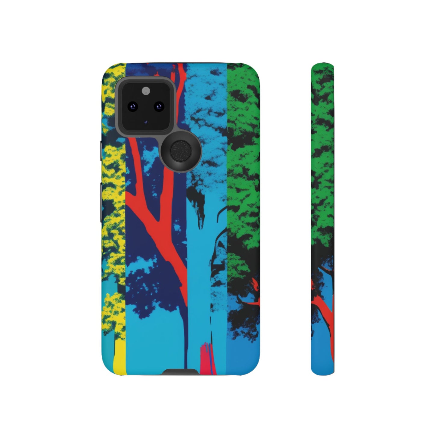 Phone Case - Colorful Forest Design Tough Case