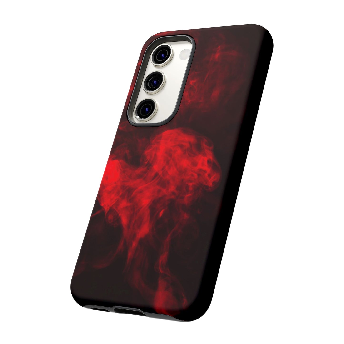 Bold Red Smoke Phone Case – Tough Cases for Protection and Style