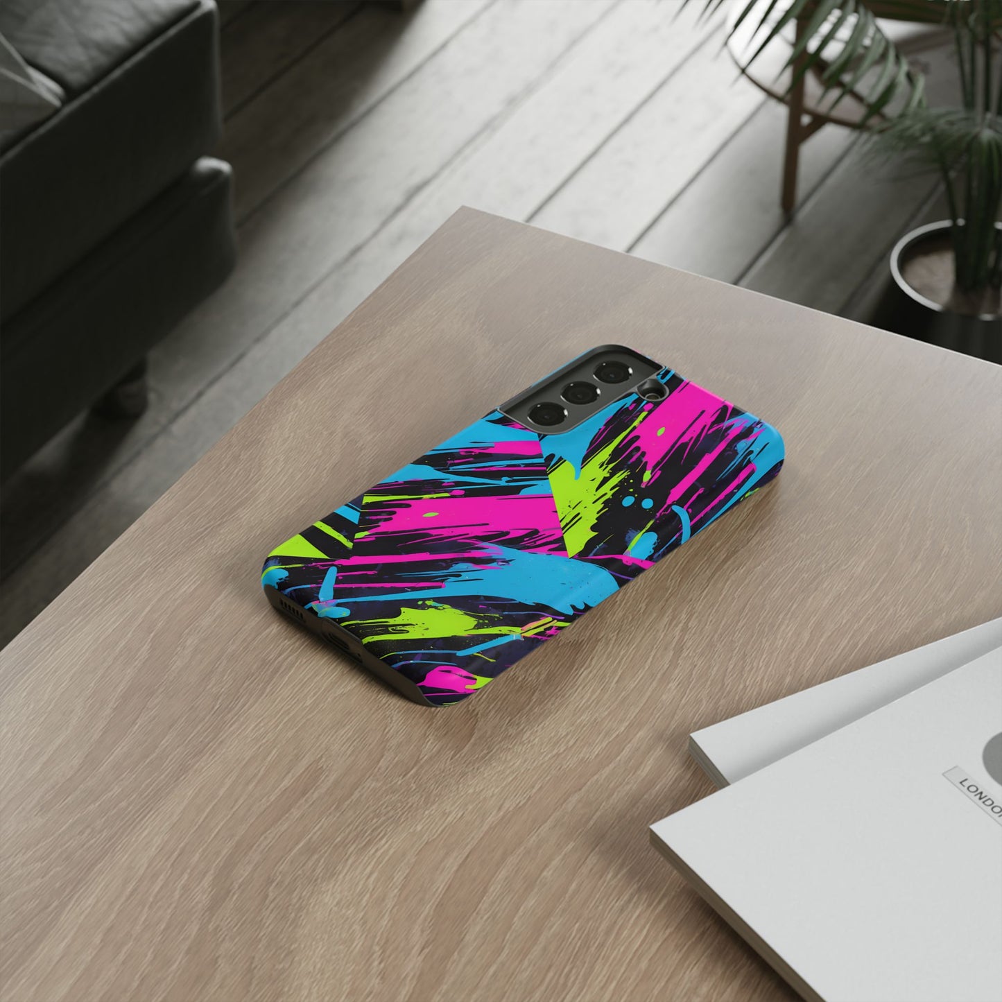 Vibrant Phone Case - Tough Cases with Bold Color Burst Design