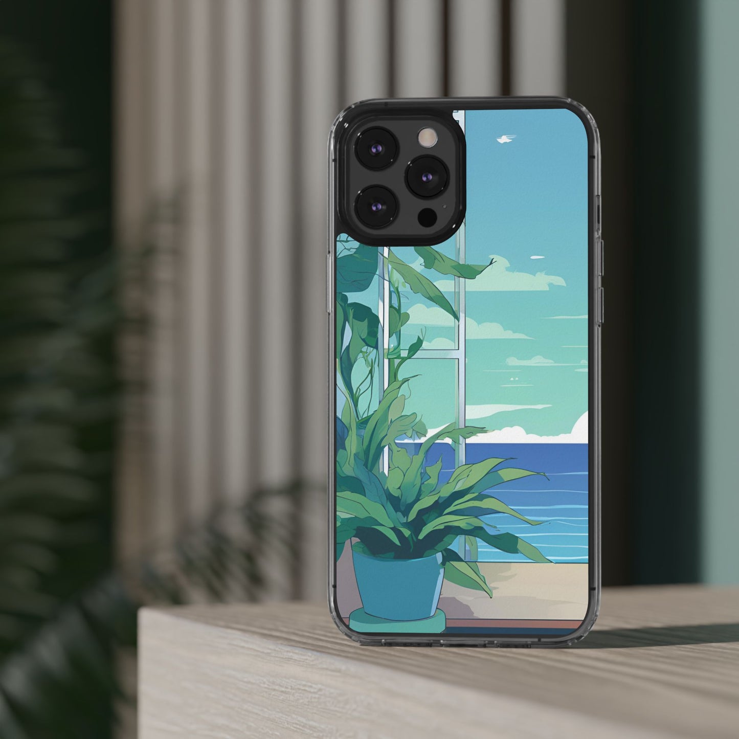 Tropical Ocean Clear Phone Case - Perfect Gift for Nature Lovers