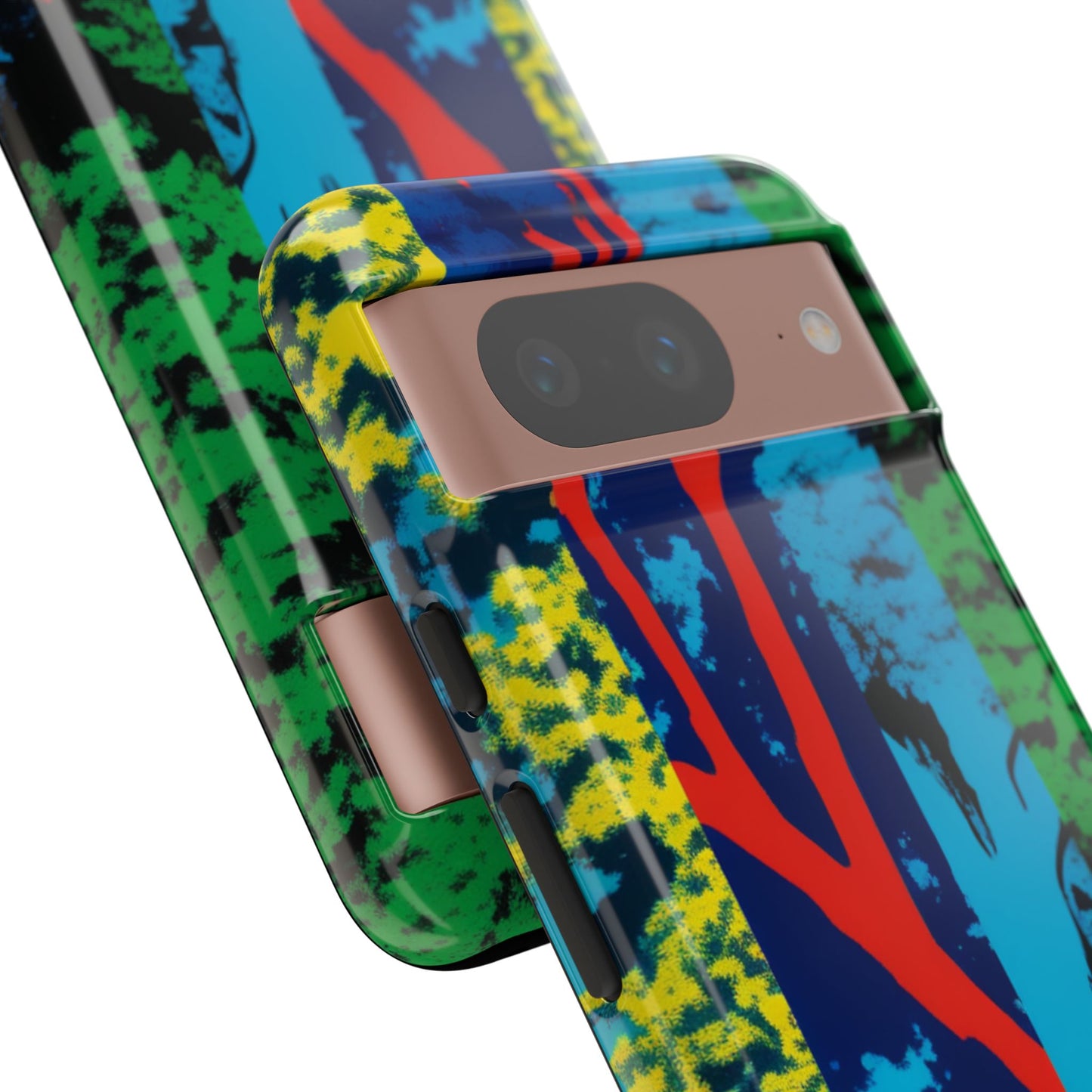 Phone Case - Colorful Forest Design Tough Case