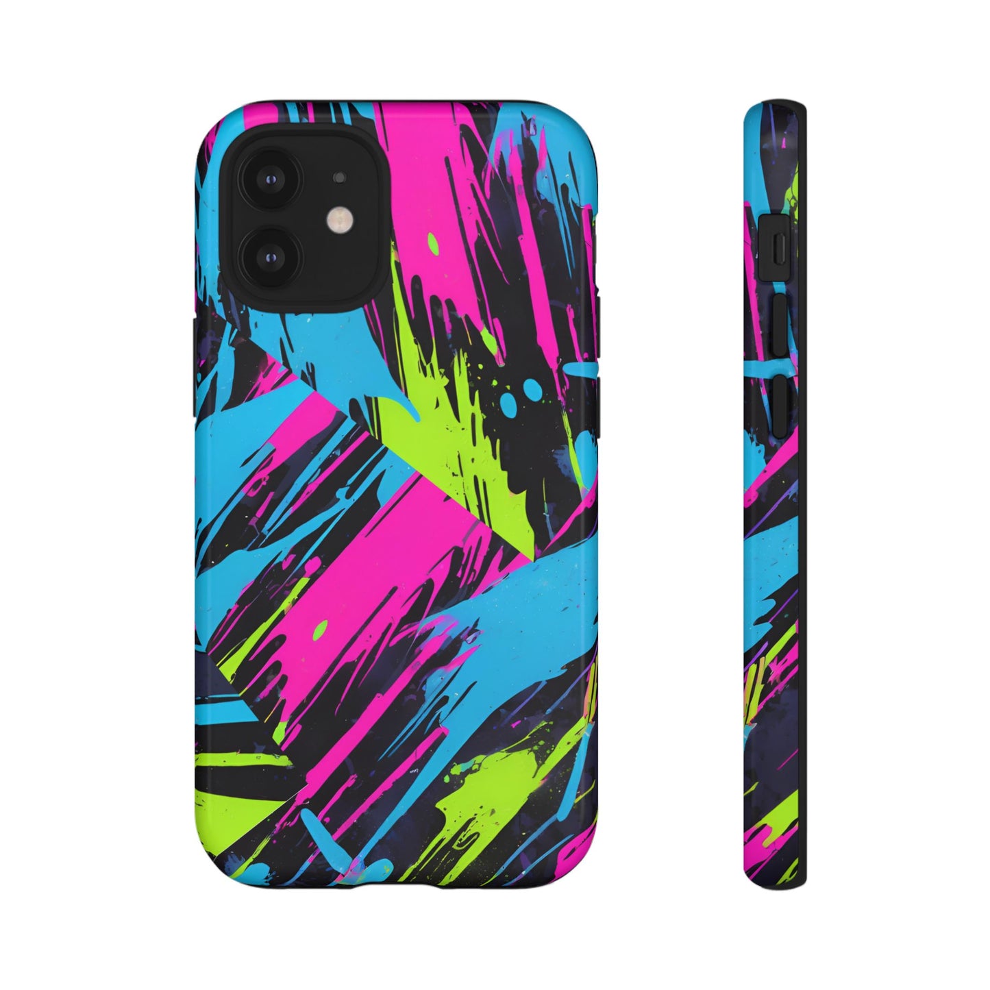 Vibrant Phone Case - Tough Cases with Bold Color Burst Design