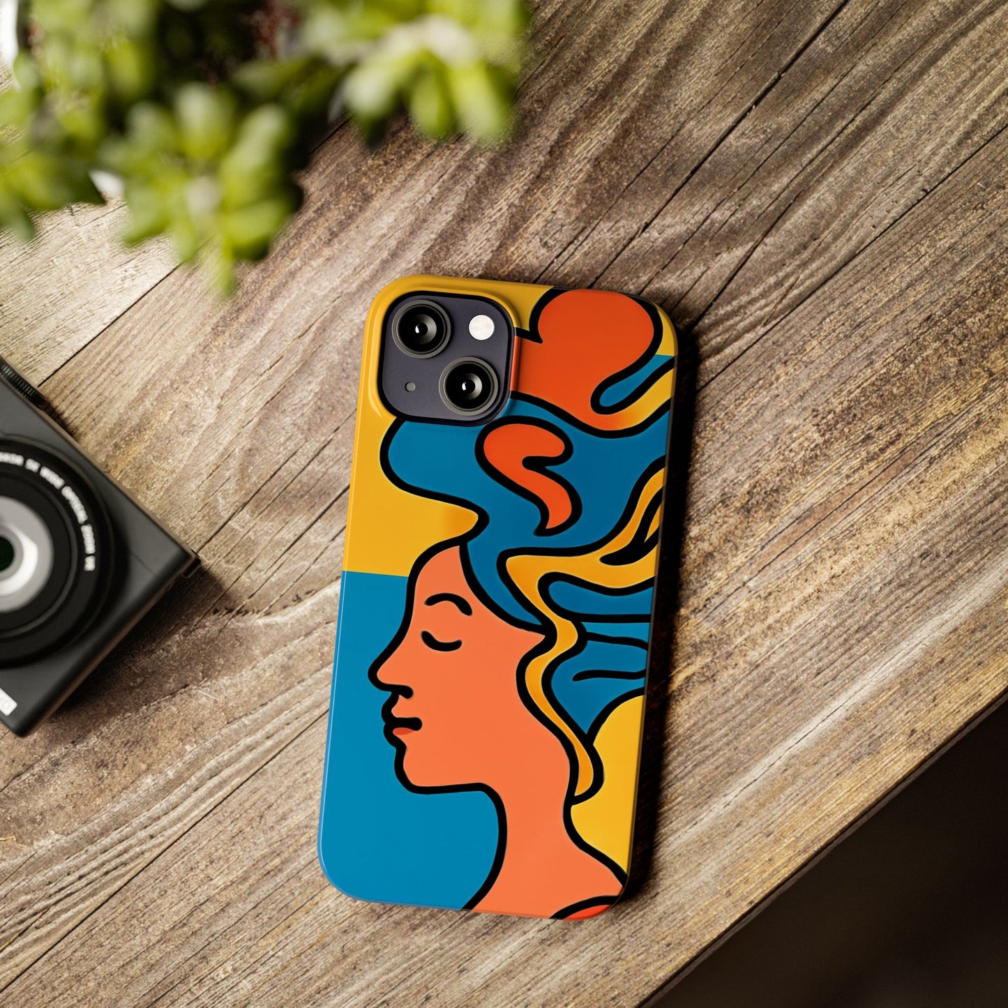 Stylish Slim Phone Cases with Colorful Abstract Design
