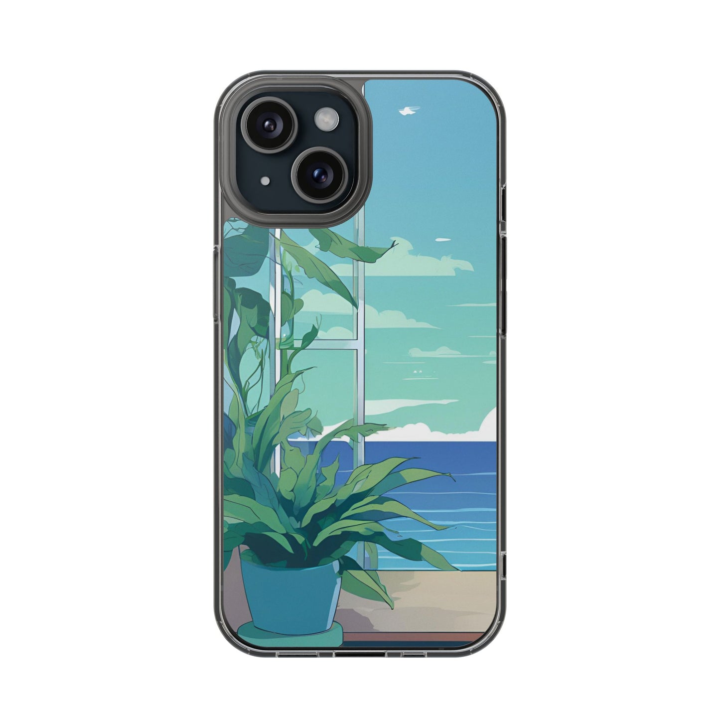 Tropical Ocean Clear Phone Case - Perfect Gift for Nature Lovers