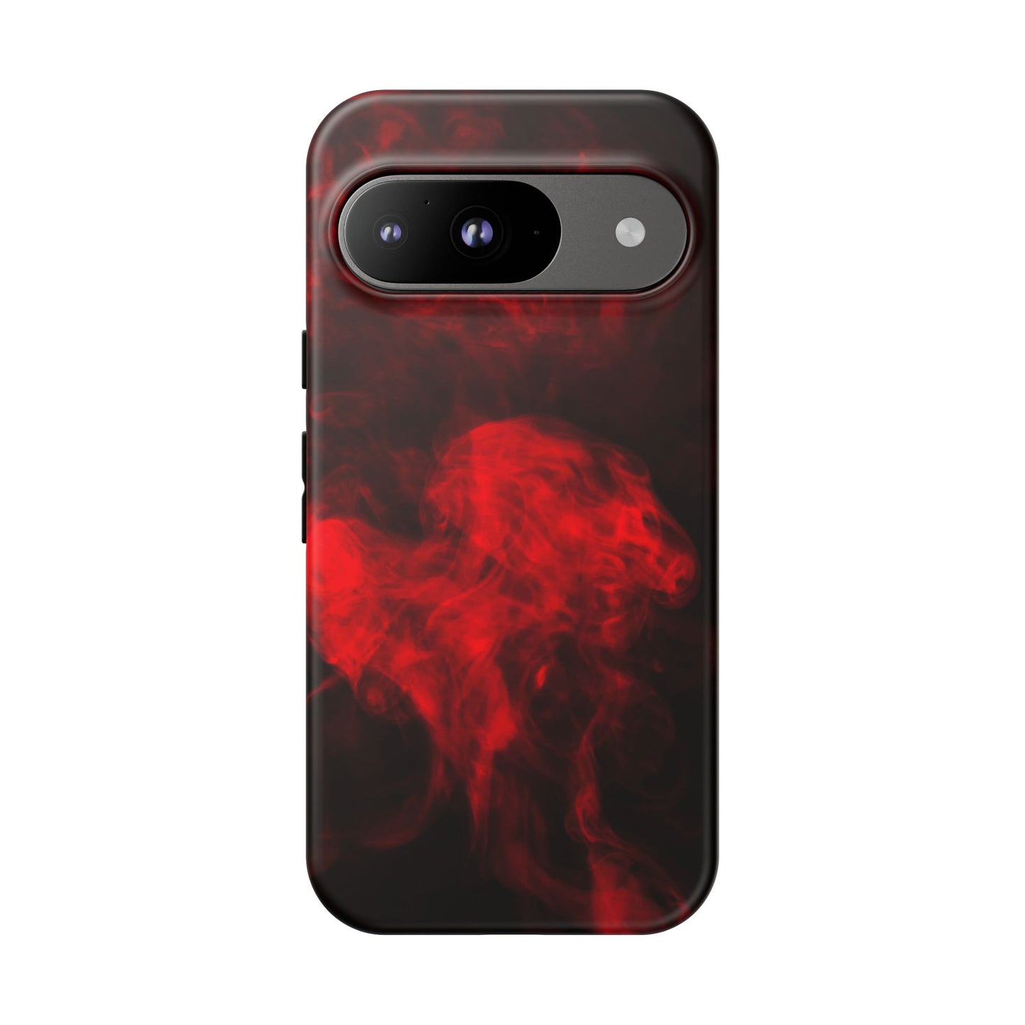Bold Red Smoke Phone Case – Tough Cases for Protection and Style