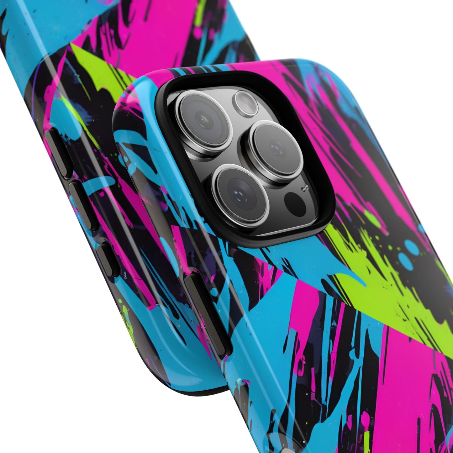 Vibrant Phone Case - Tough Cases with Bold Color Burst Design